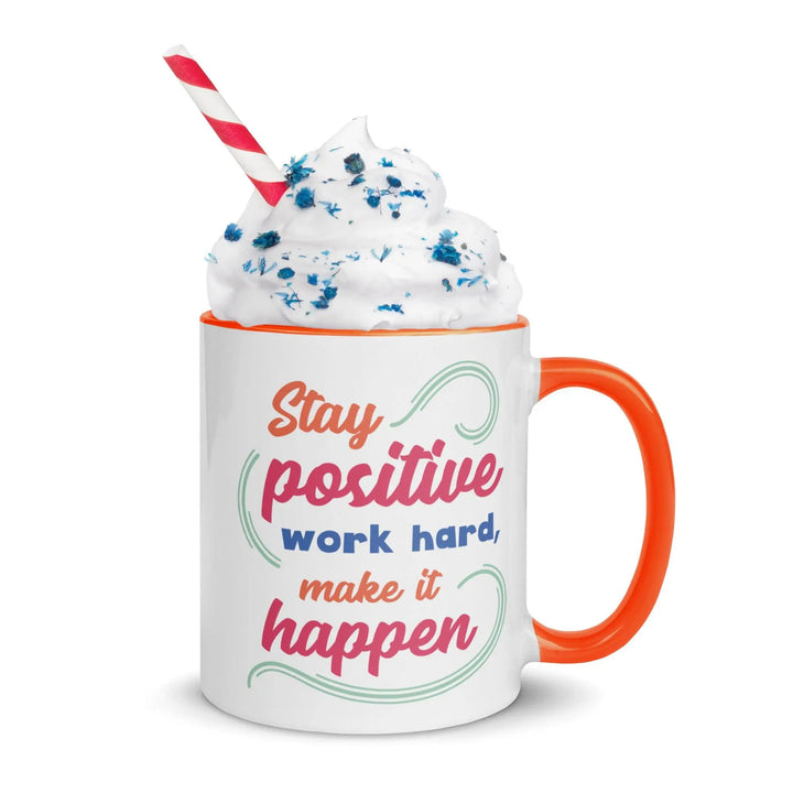 Stay Positive Colorful Mug - Briadanna