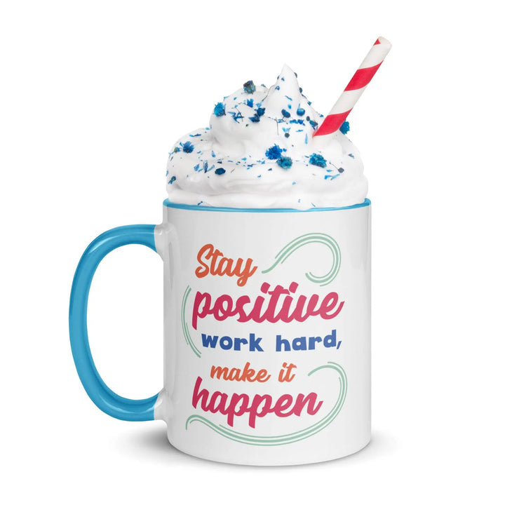 Stay Positive Colorful Mug - Briadanna