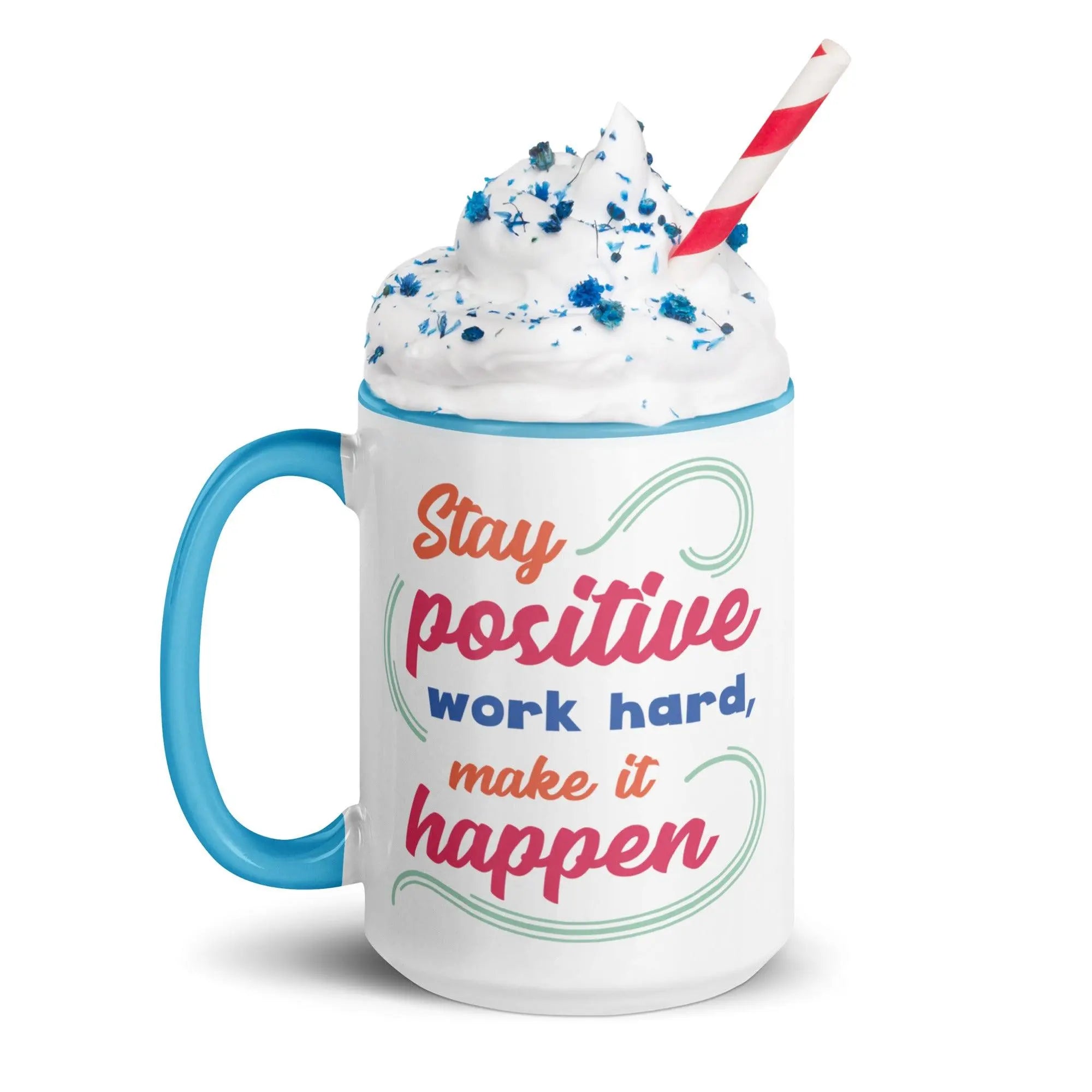 Stay Positive Colorful Mug - Briadanna