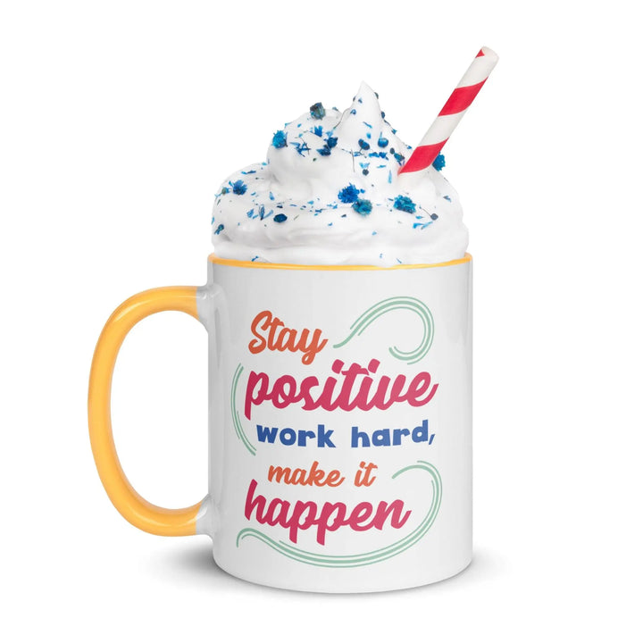 Stay Positive Colorful Mug - Briadanna