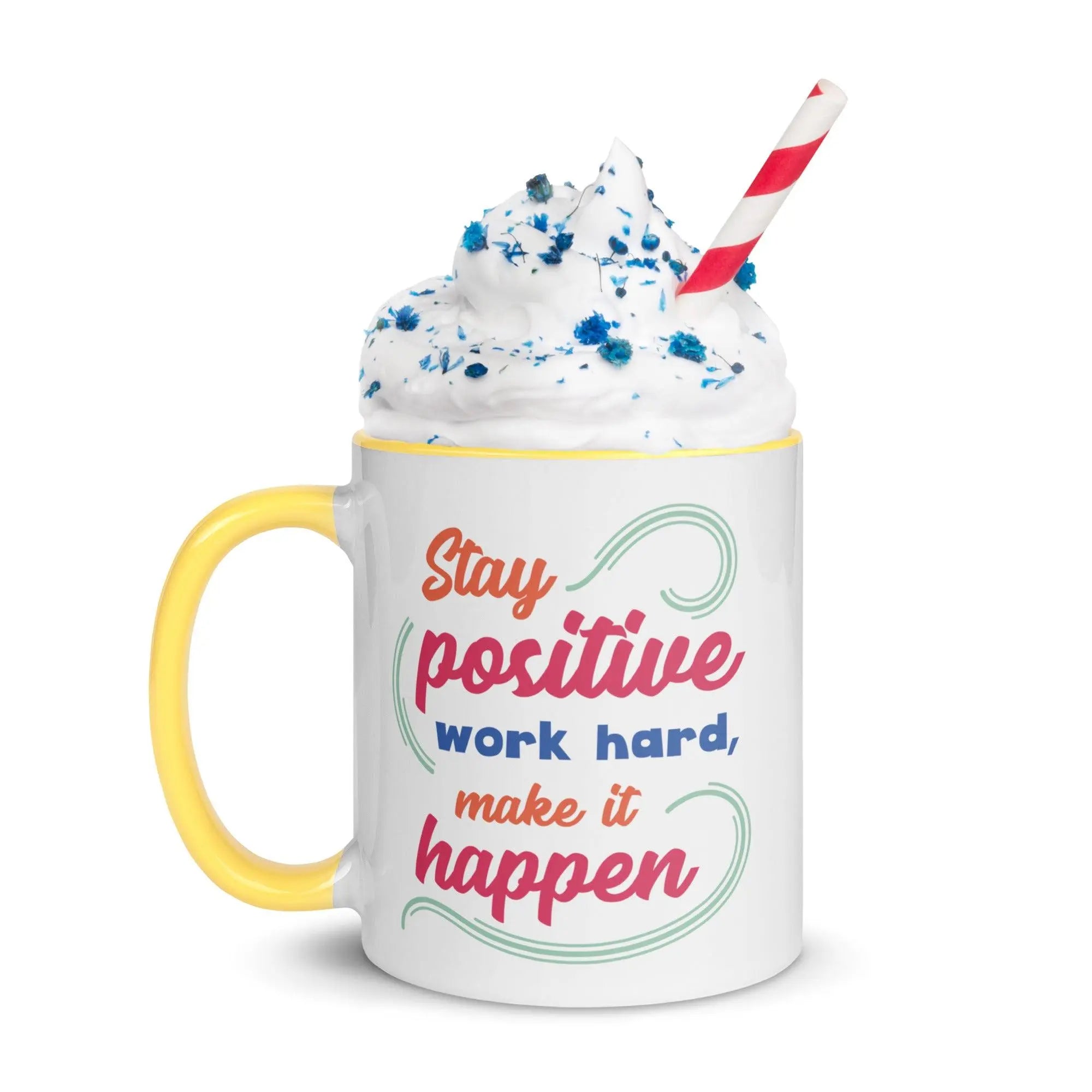 Stay Positive Colorful Mug - Briadanna