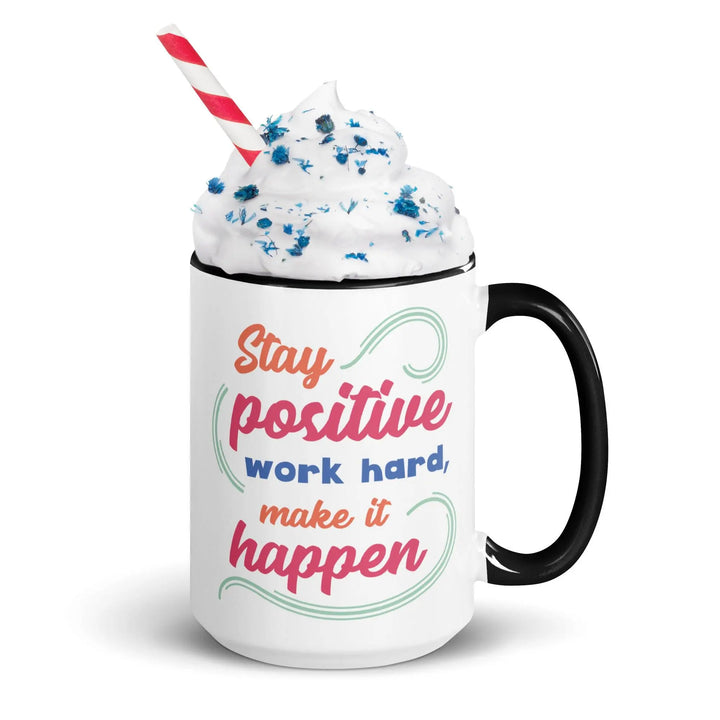 Stay Positive Colorful Mug - Briadanna