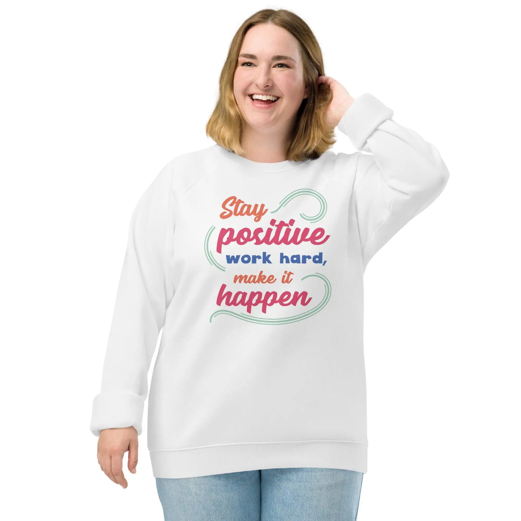 Stay Positive Raglan Sweatshirt - Briadanna