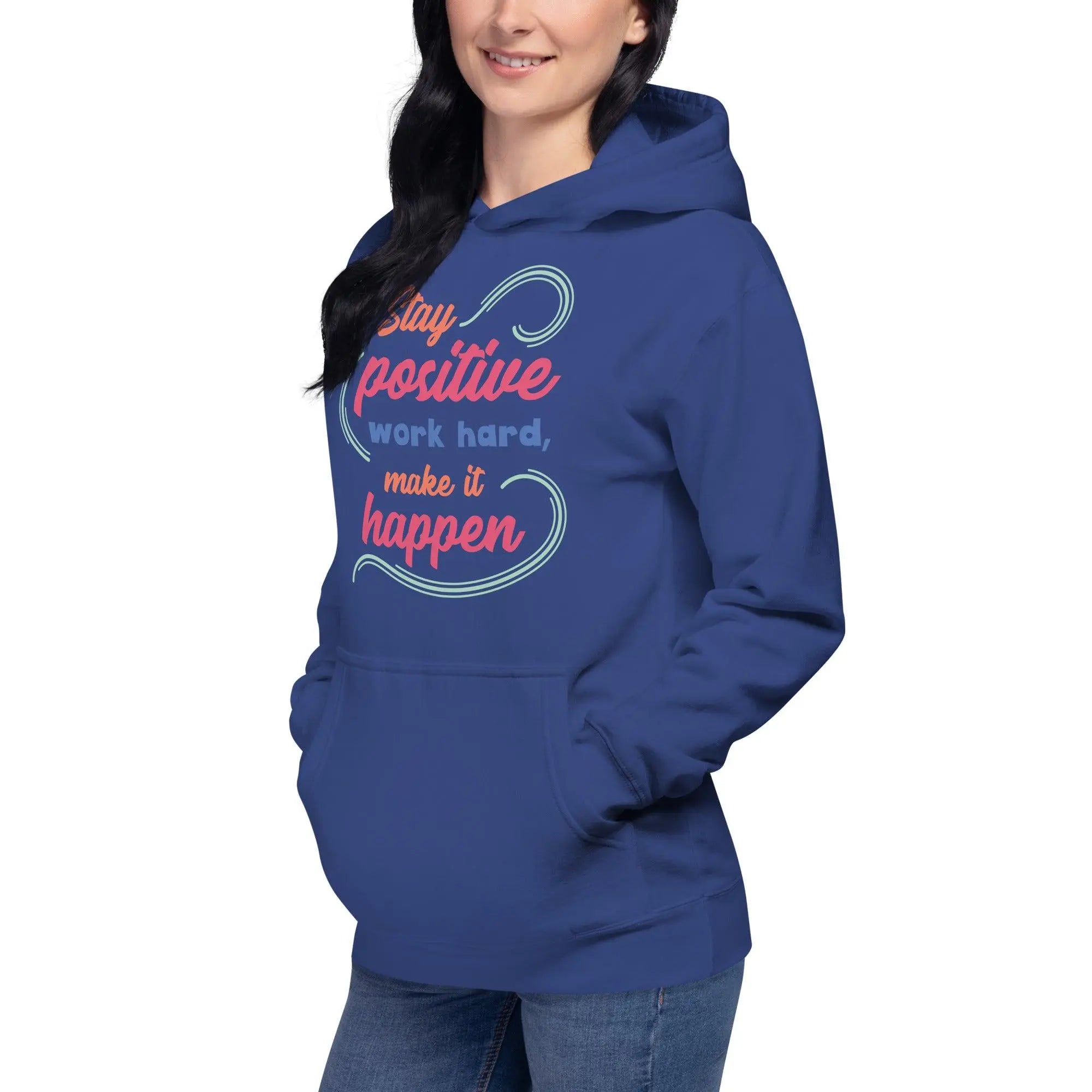 Stay Positive Unisex Hoodie - Briadanna