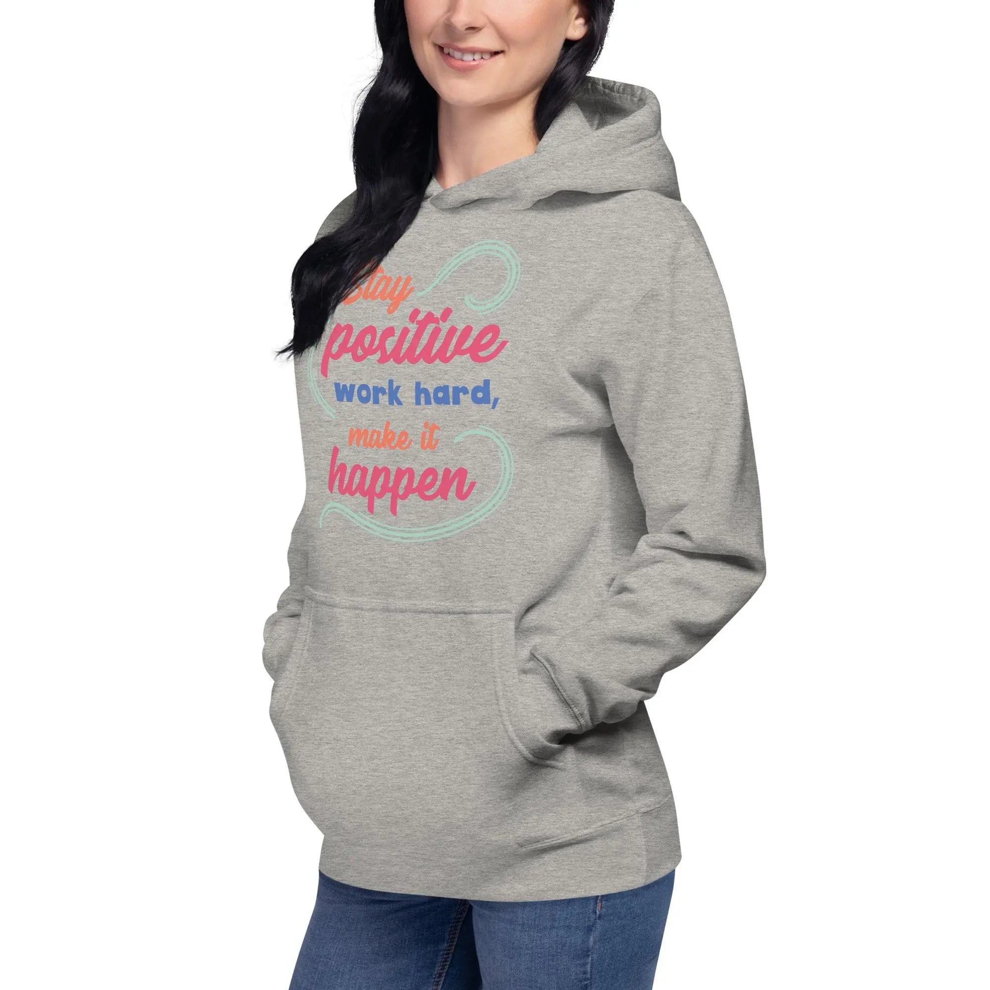 Stay Positive Unisex Hoodie - Briadanna