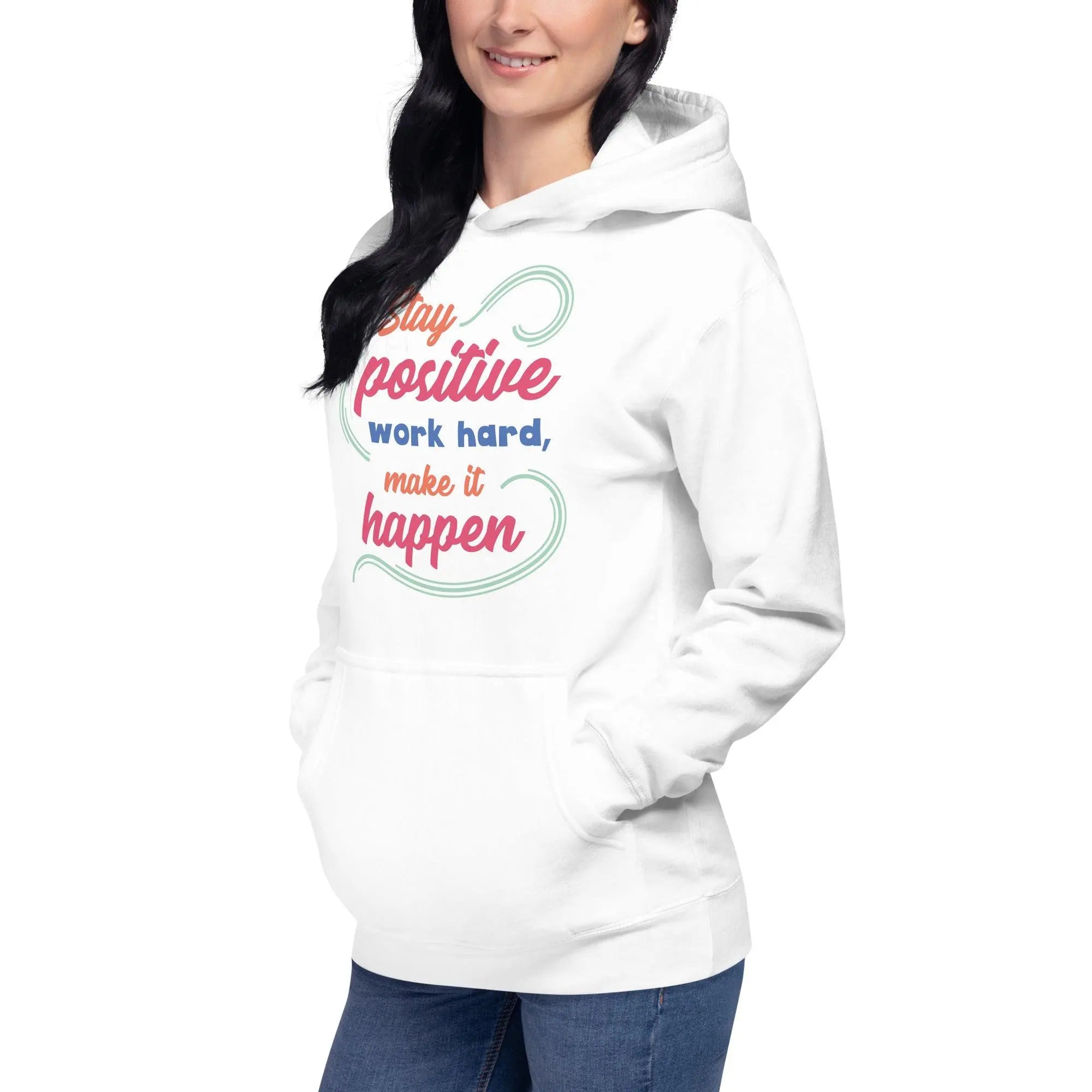 Stay Positive Unisex Hoodie - Briadanna