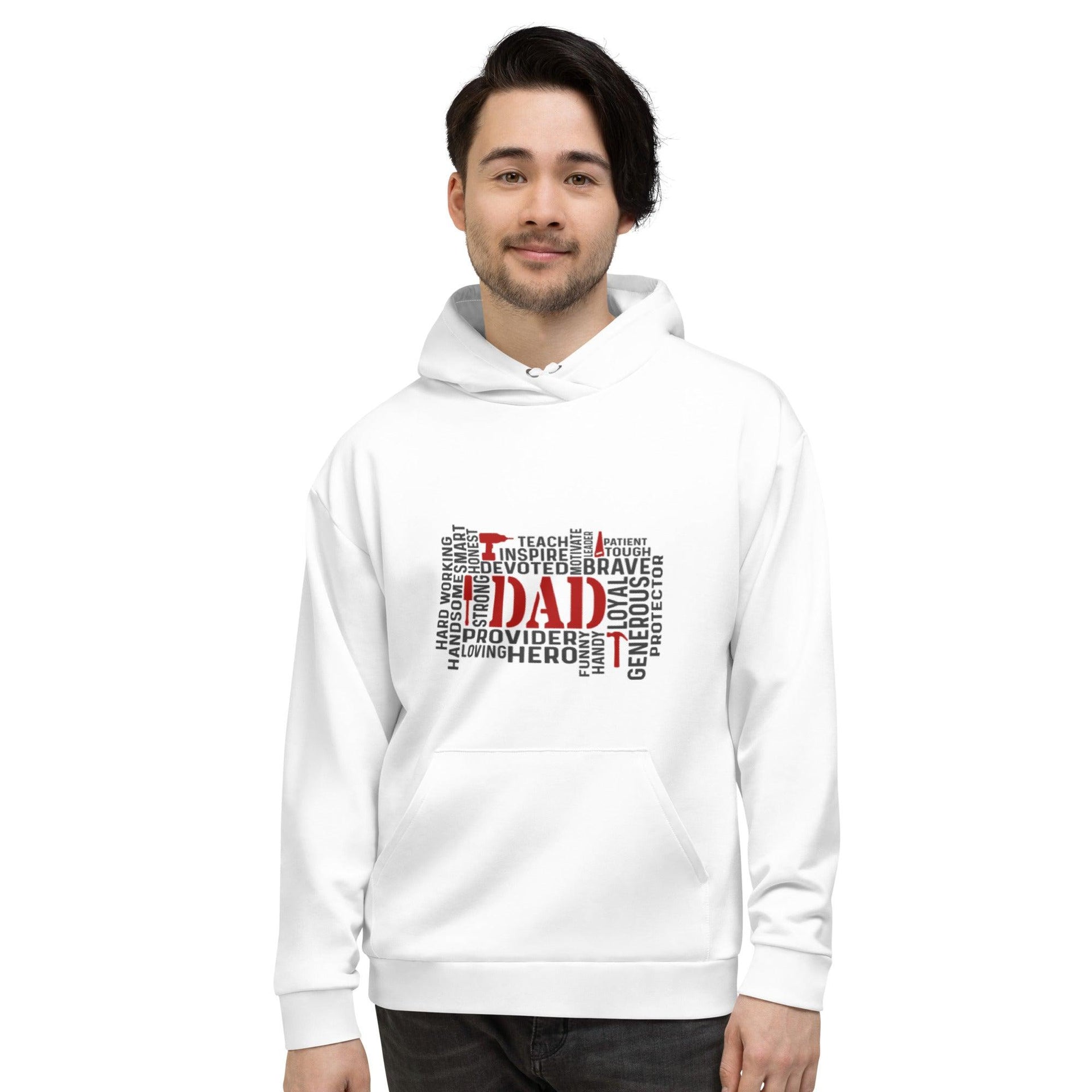 Strong, Devoted, Hero Dad Hoodie - Briadanna