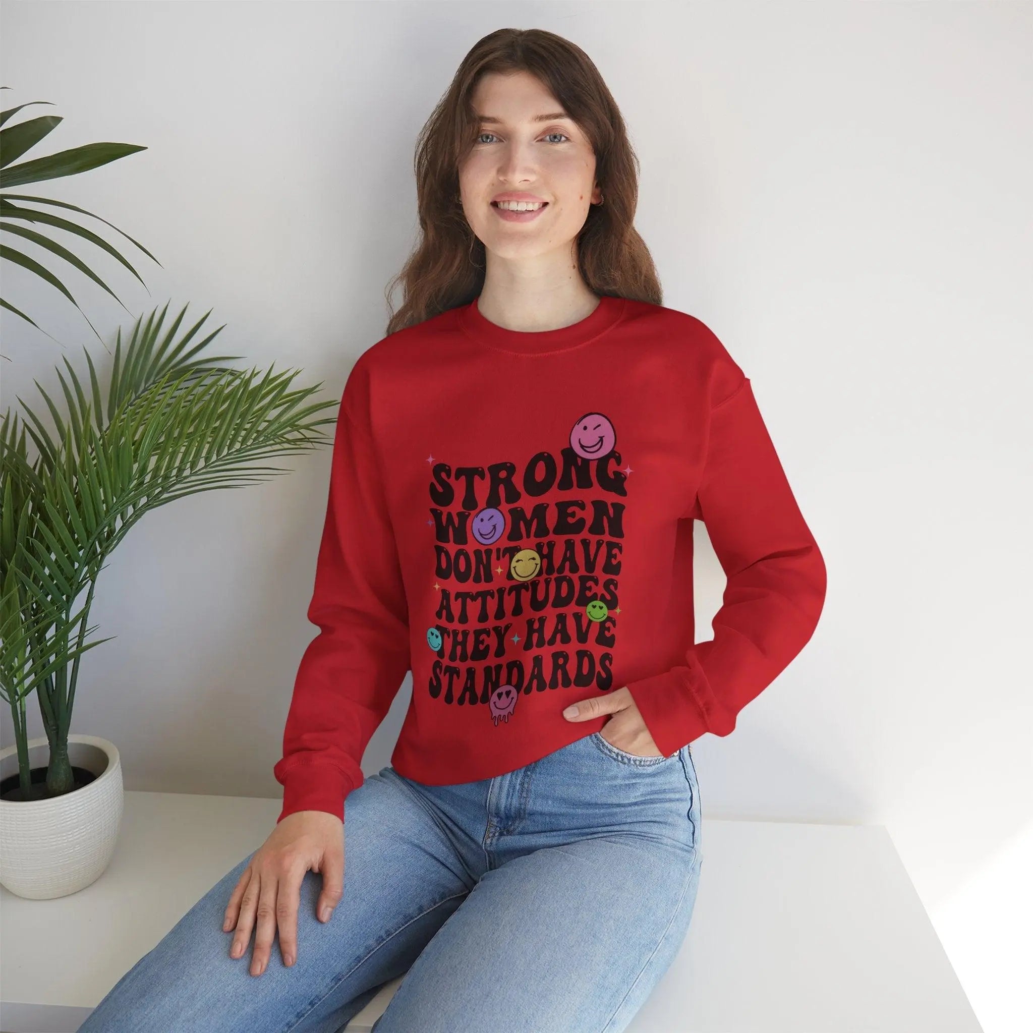 Strong Women Crewneck Sweatshirt - Briadanna