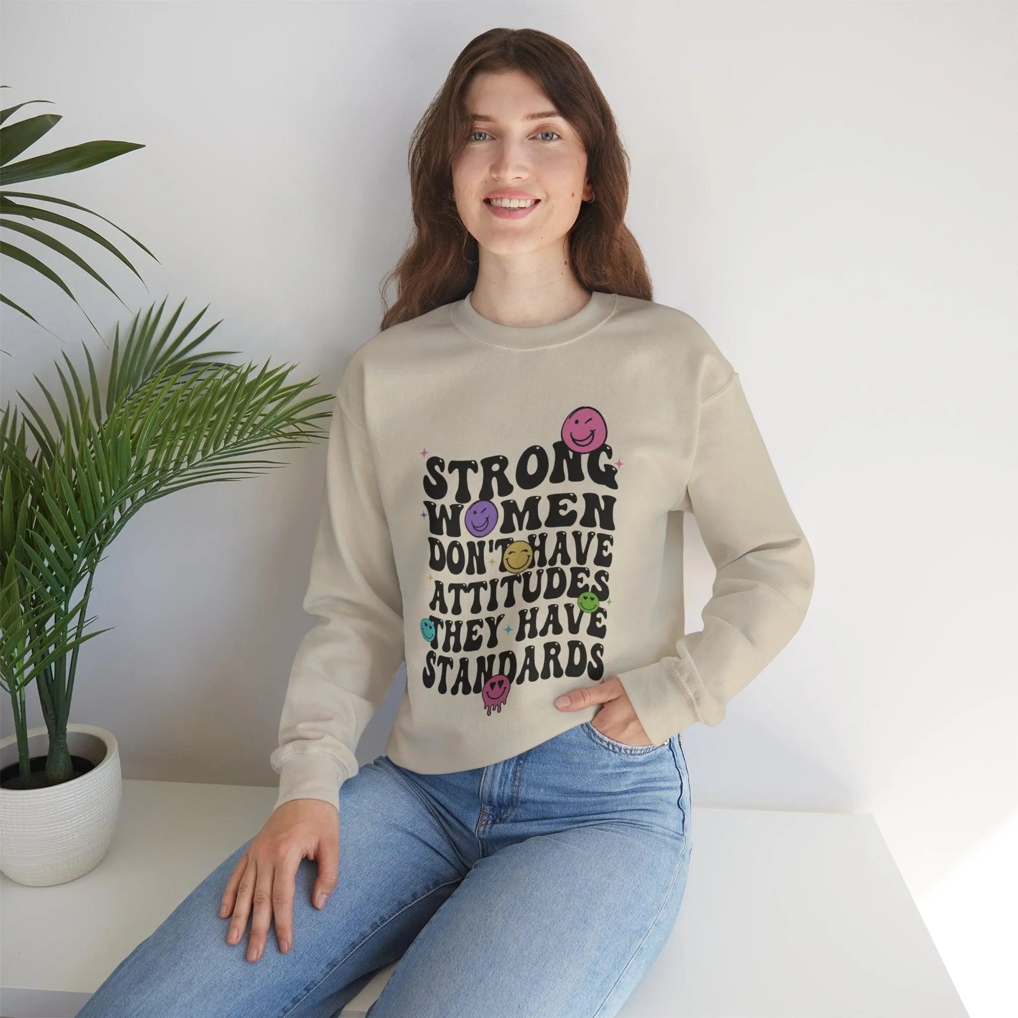 Strong Women Crewneck Sweatshirt - Briadanna