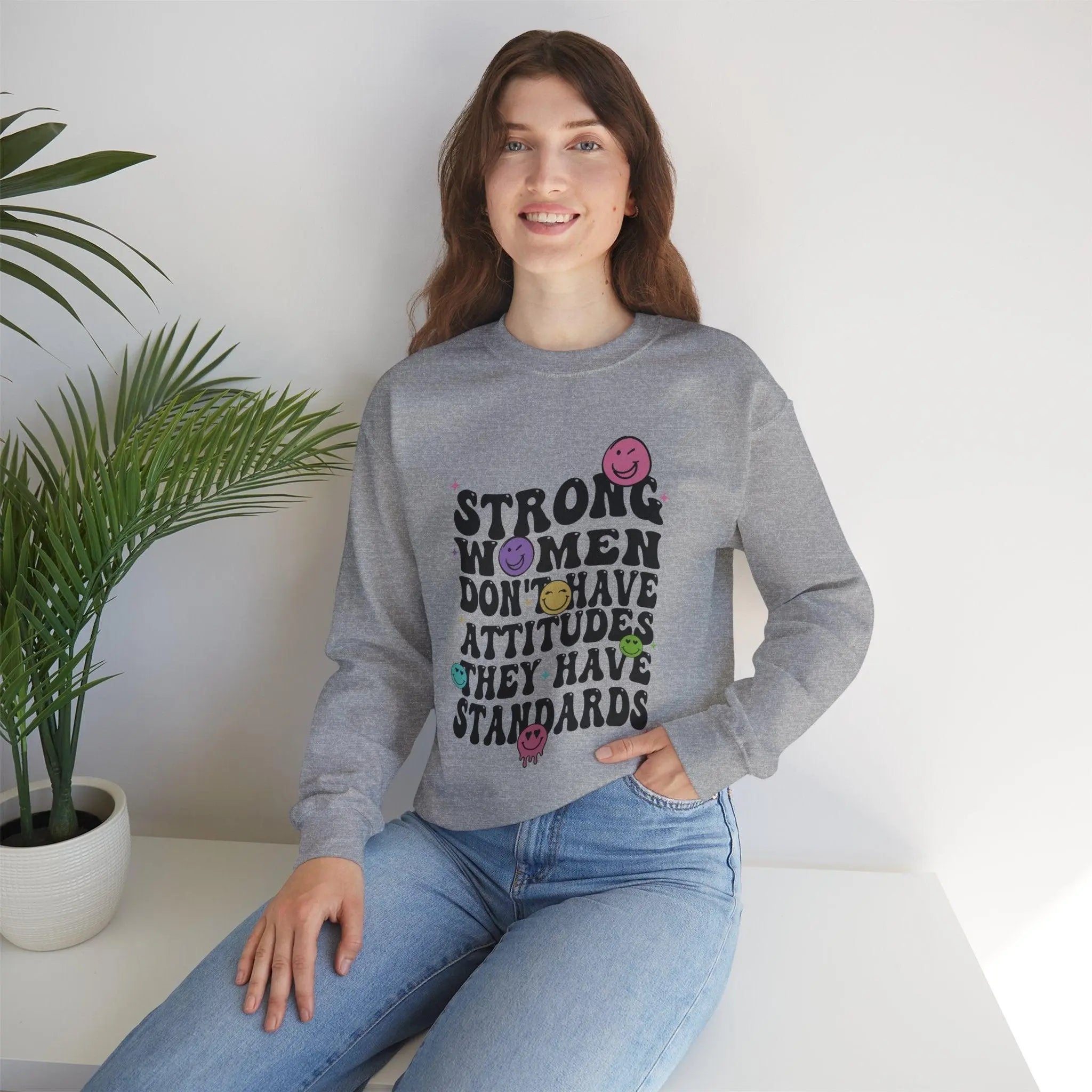 Strong Women Crewneck Sweatshirt - Briadanna