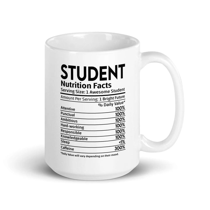 Student's White Glossy Mug - Briadanna