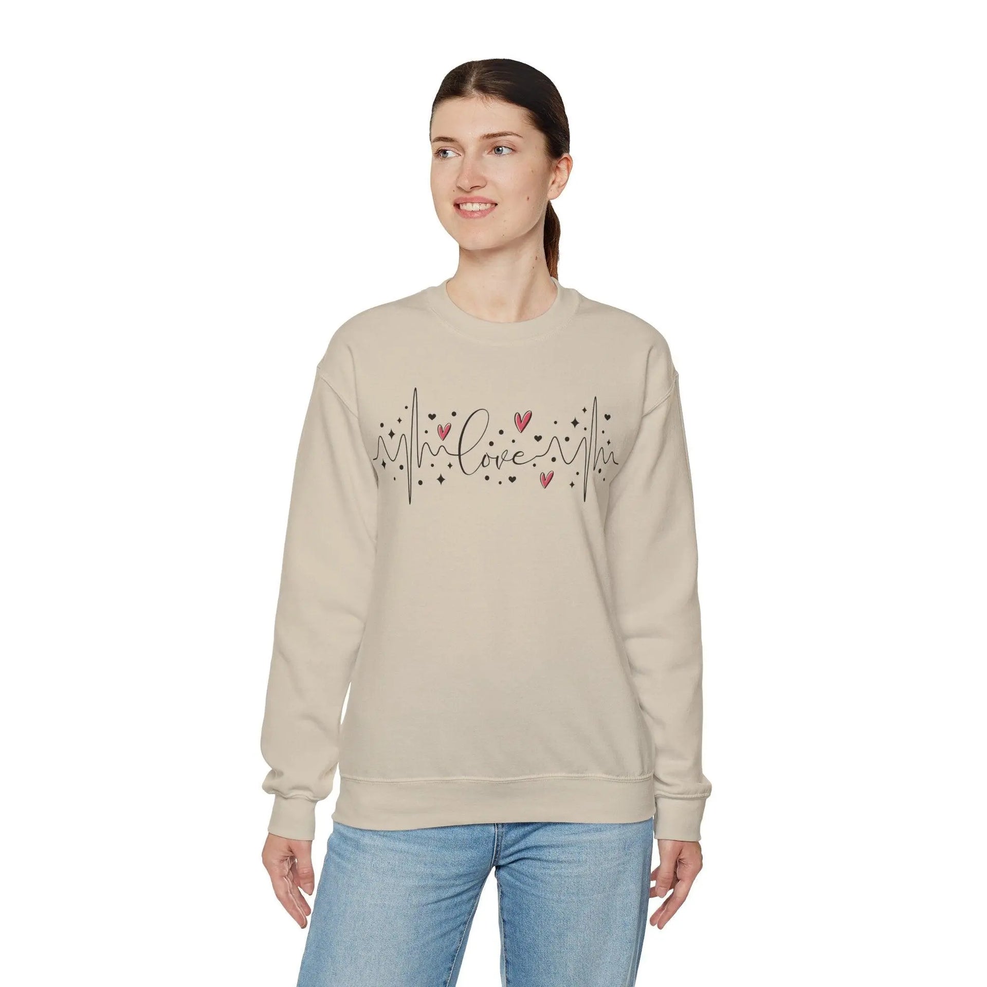 Stylish Love Crewneck Sweatshirt - Briadanna