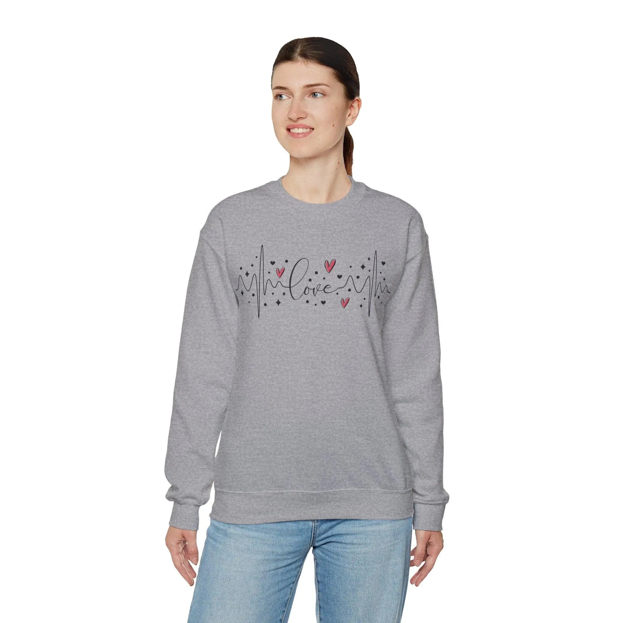 Stylish Love Crewneck Sweatshirt - Briadanna