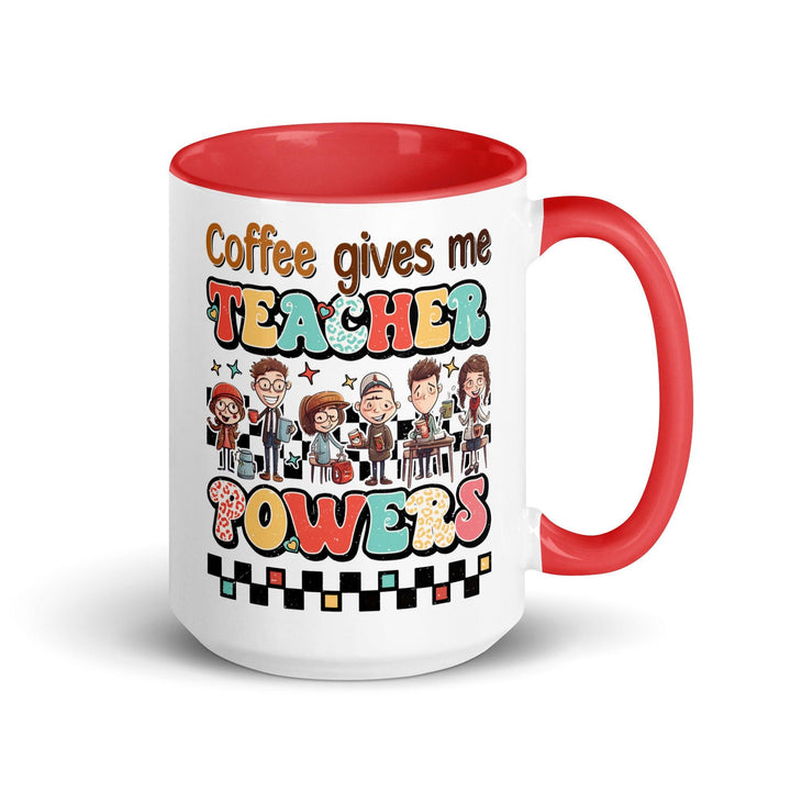 Teacher's Powers Colored Mug - Briadanna