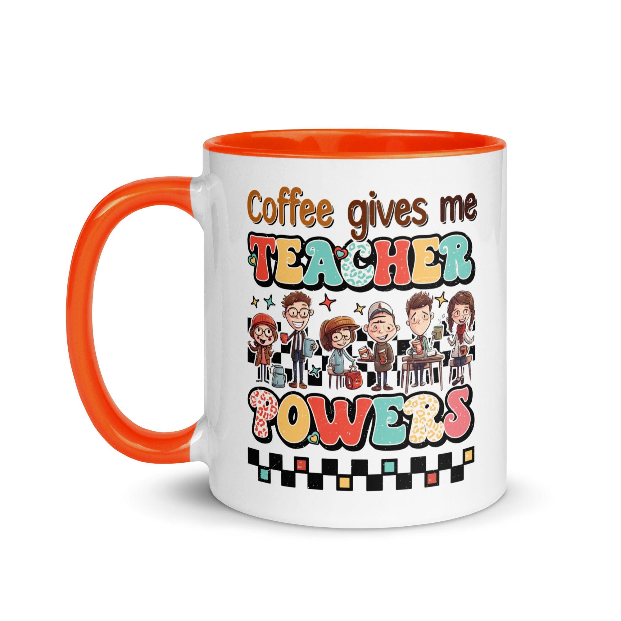 Teacher's Powers Colored Mug - Briadanna