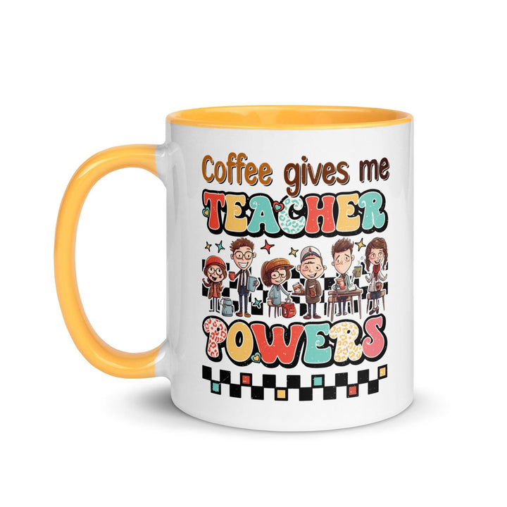 Teacher's Powers Colored Mug - Briadanna