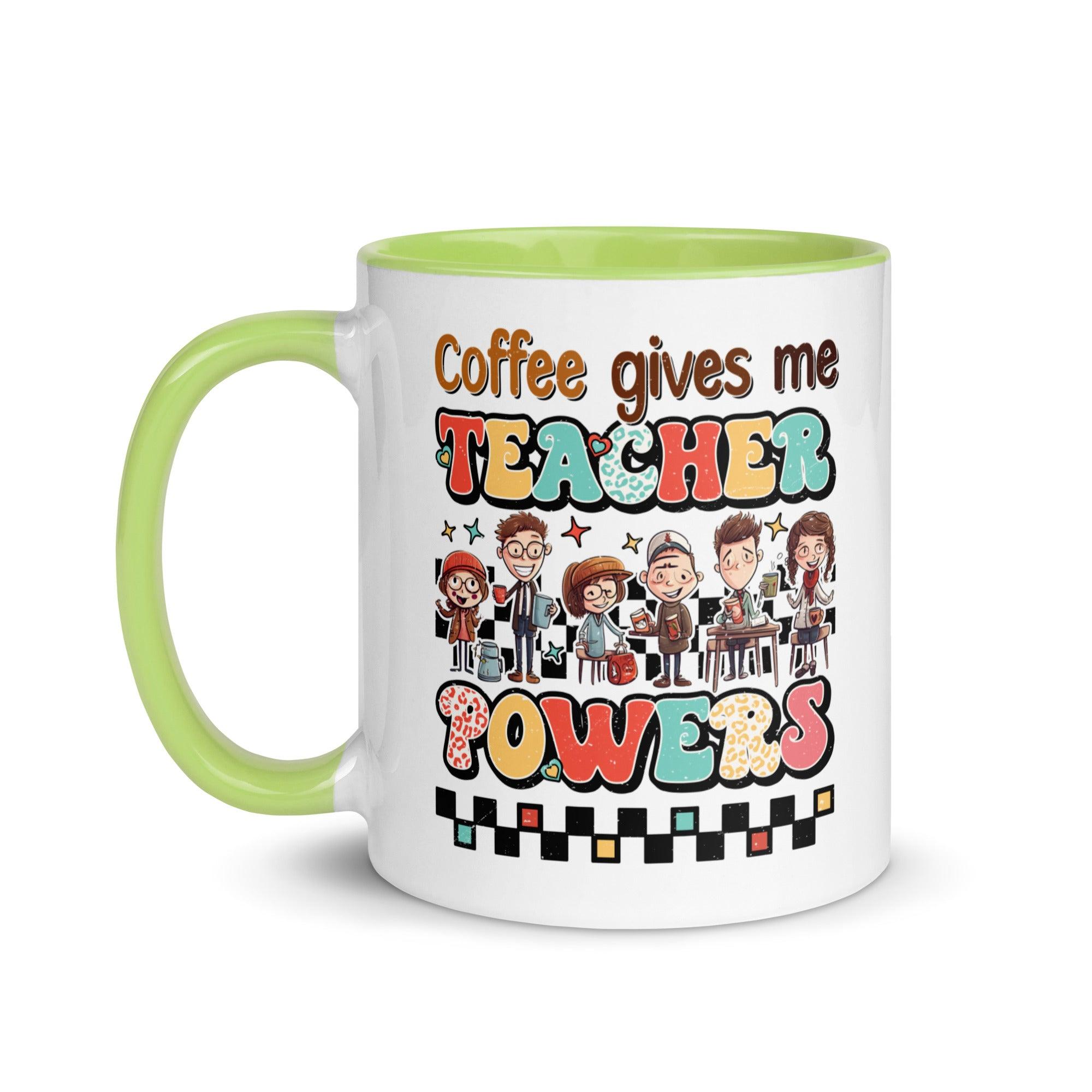 Teacher's Powers Colored Mug - Briadanna