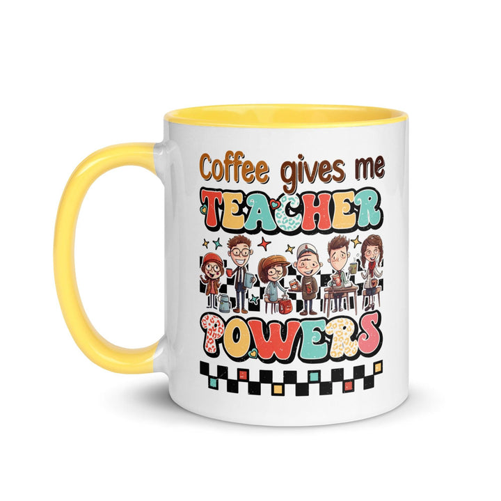 Teacher's Powers Colored Mug - Briadanna