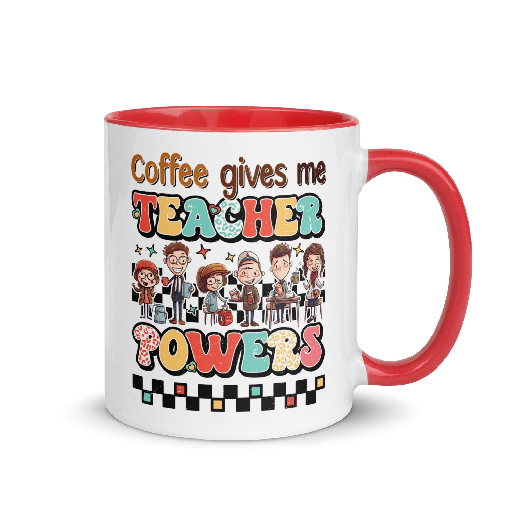 Teacher's Powers Colored Mug - Briadanna