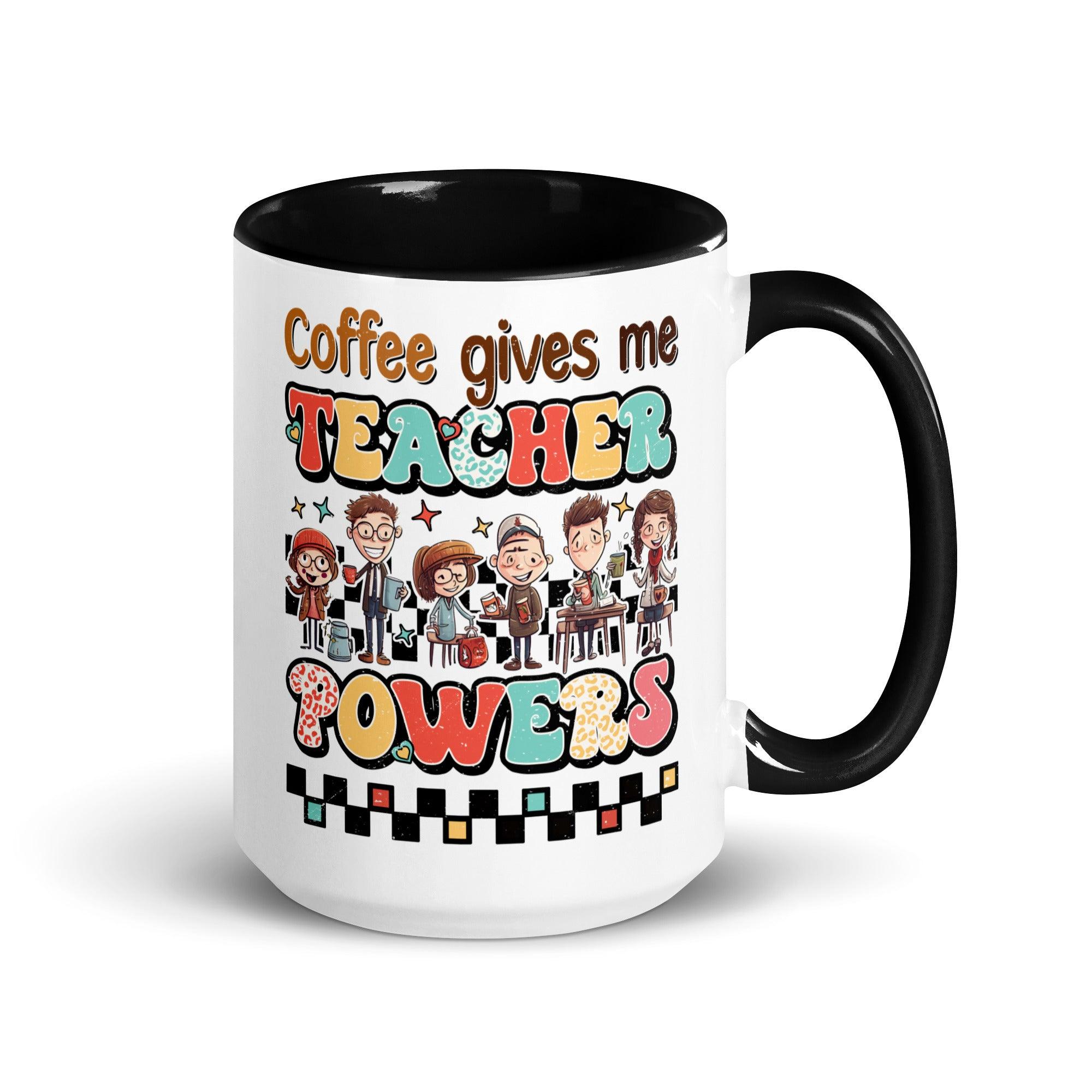 Teacher's Powers Colored Mug - Briadanna