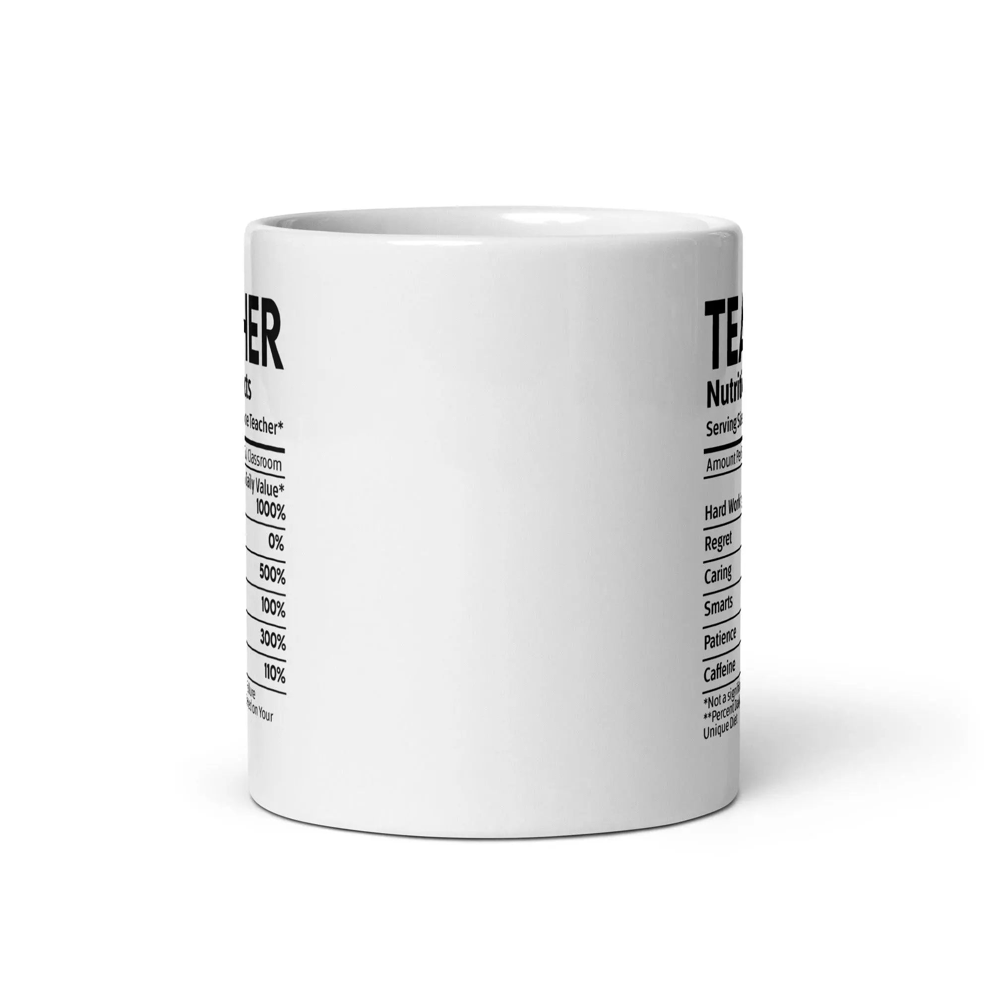 Teacher's White Glossy Mug - Briadanna