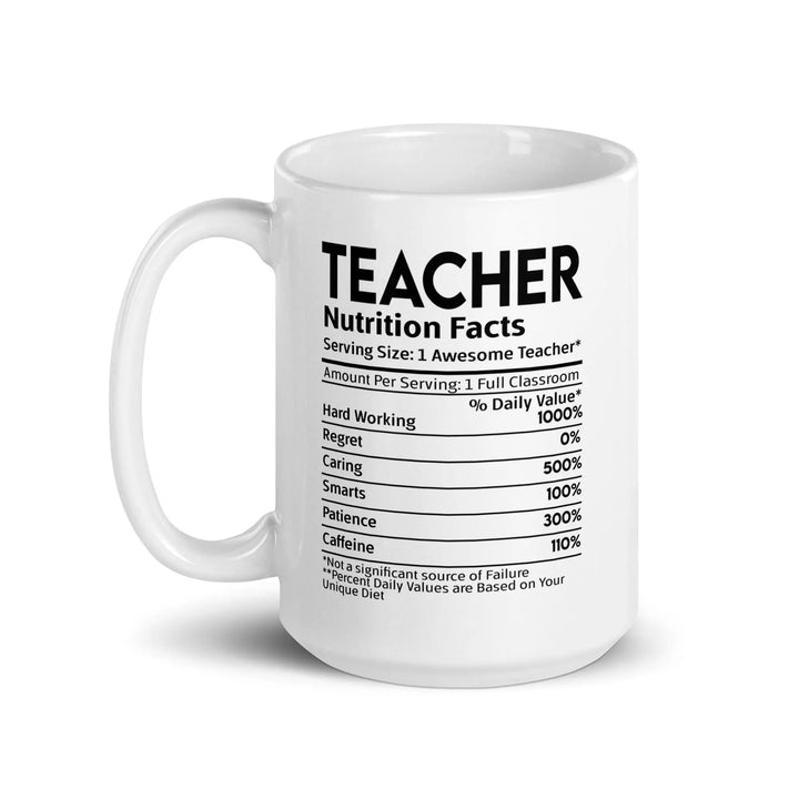 Teacher's White Glossy Mug - Briadanna