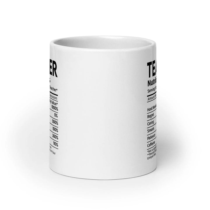 Teacher's White Glossy Mug - Briadanna