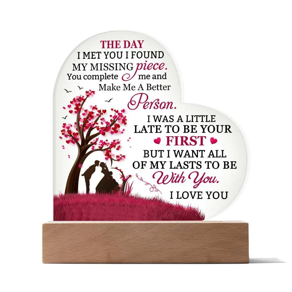 "The Day I Found You" Acrylic Plaque - Briadanna