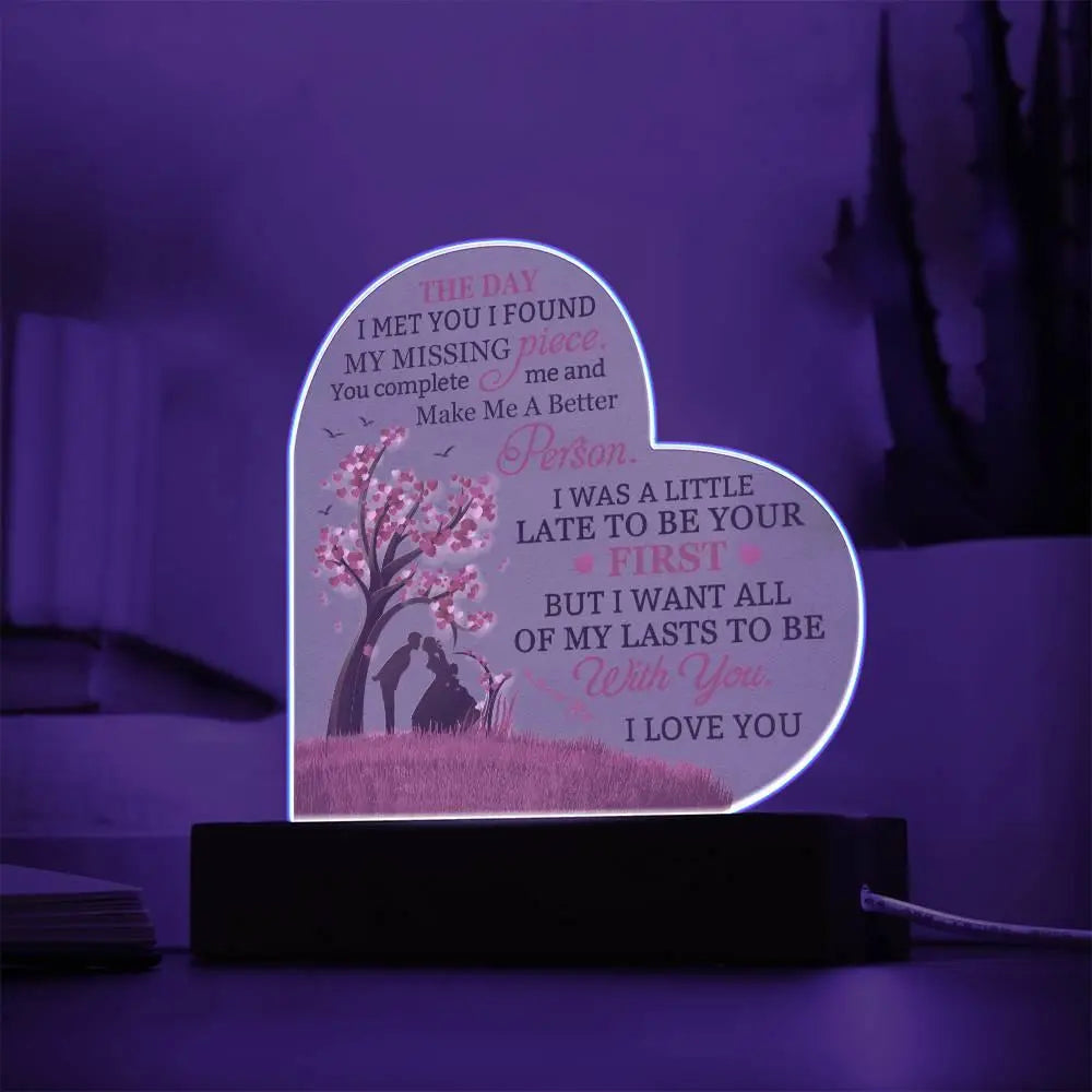 "The Day I Found You" Acrylic Plaque - Briadanna