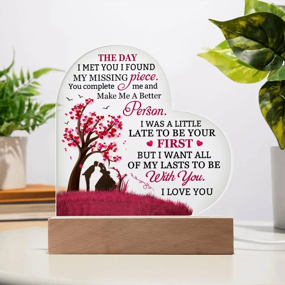 "The Day I Found You" Acrylic Plaque - Briadanna