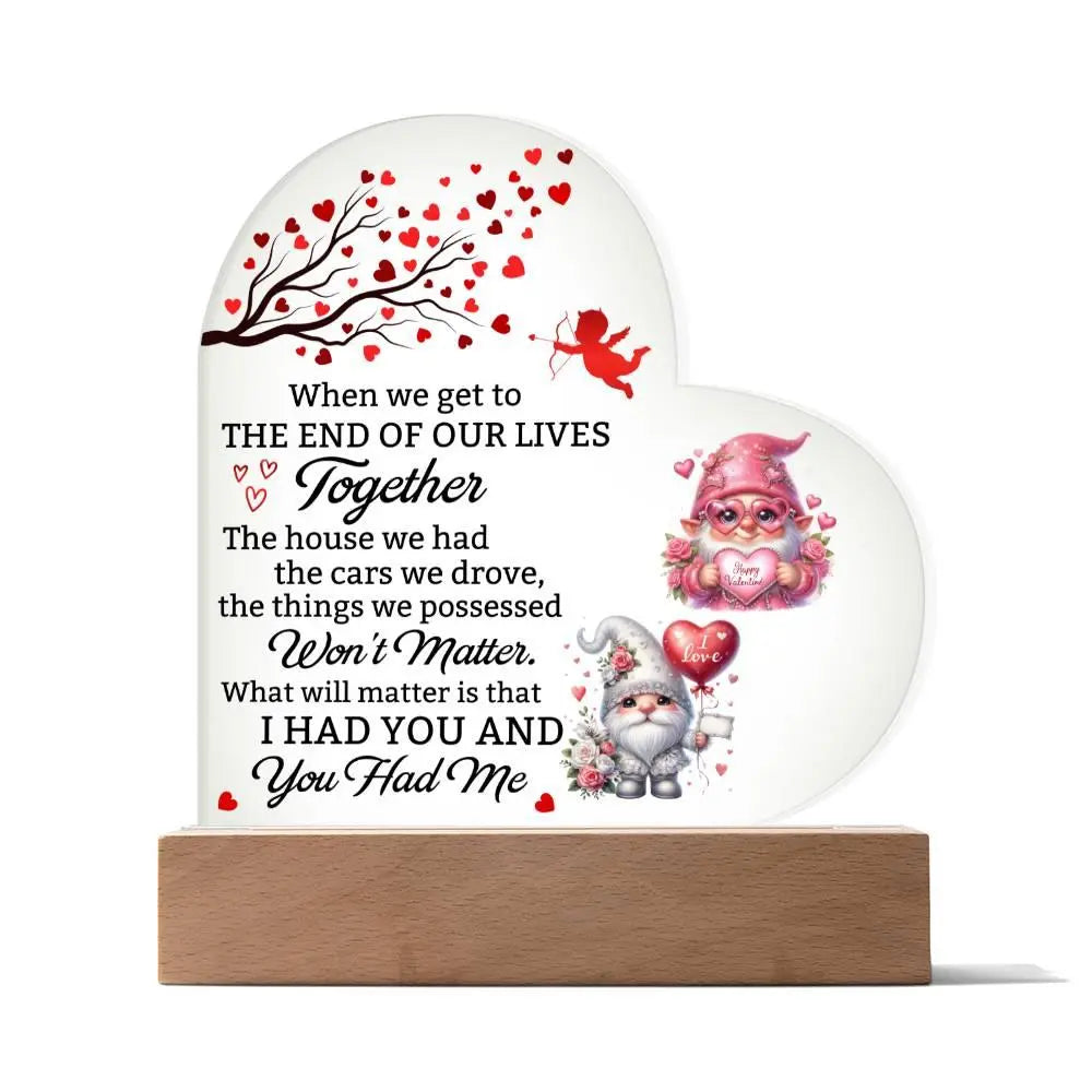 Together Forever Acrylic Plaque - Briadanna