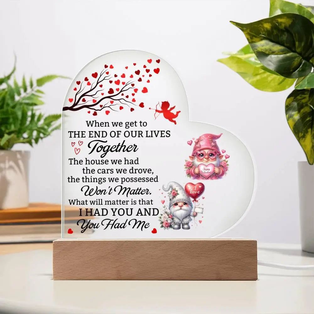 Together Forever Acrylic Plaque - Briadanna