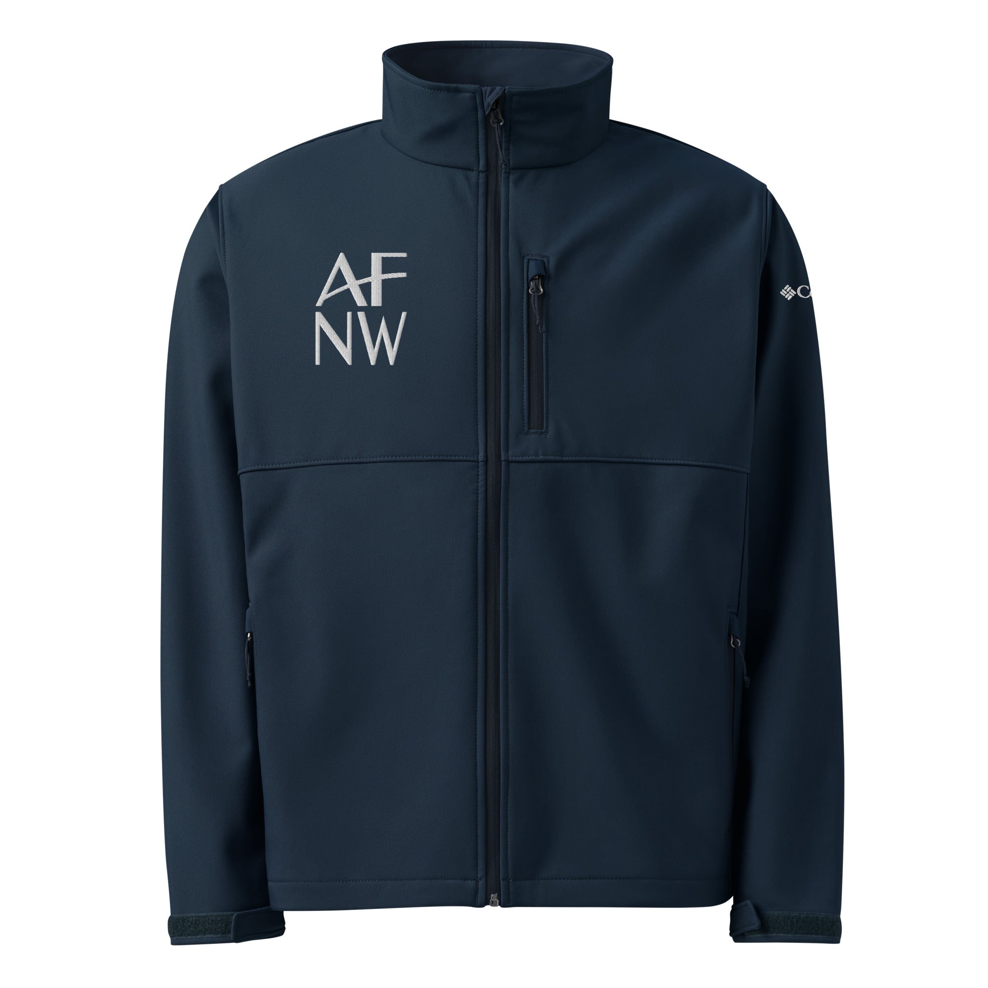 Embroidered Columbia Soft Shell Jacket - I - Briadanna