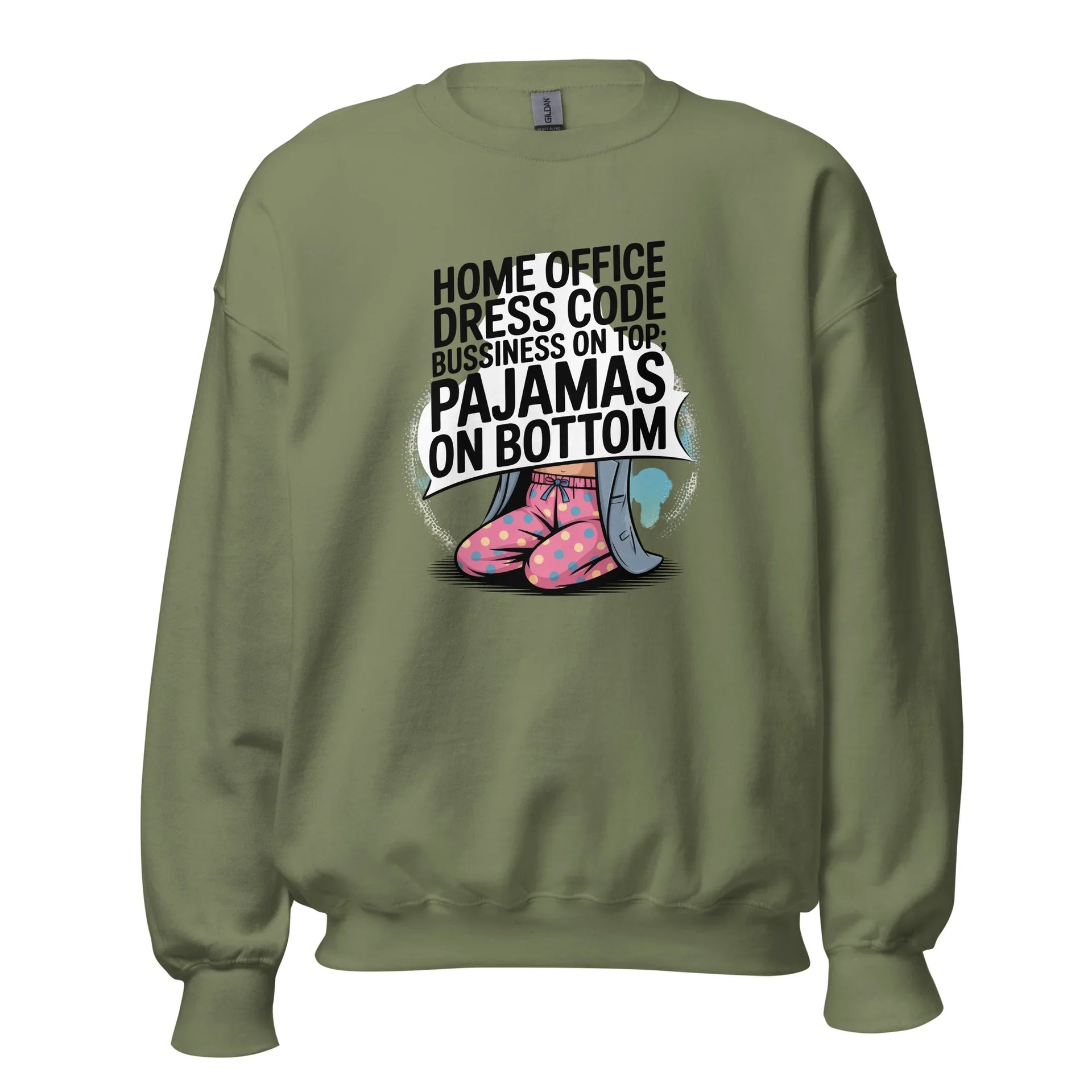 Home Office Pajama Sweatshirt - Briadanna