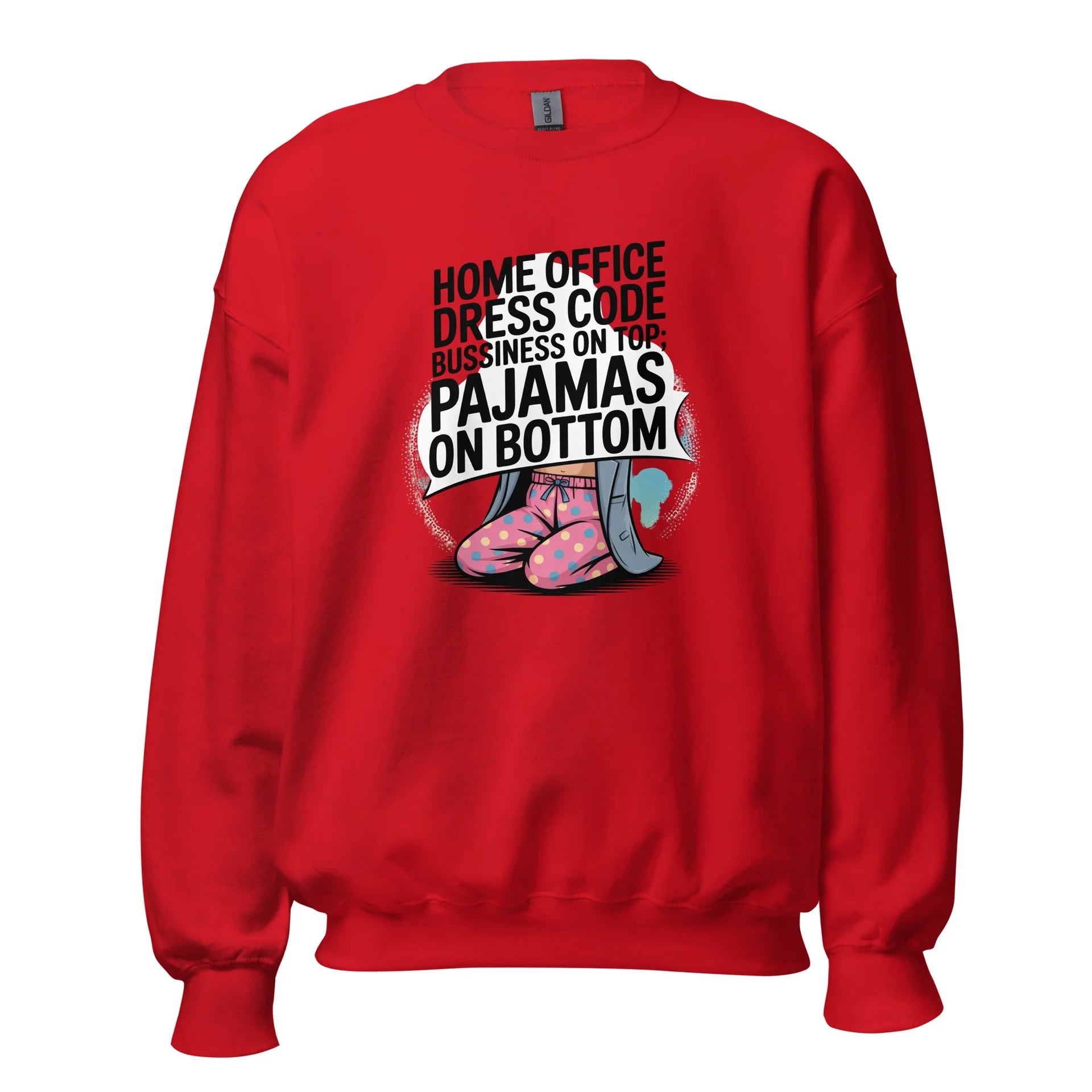 Home Office Pajama Sweatshirt - Briadanna