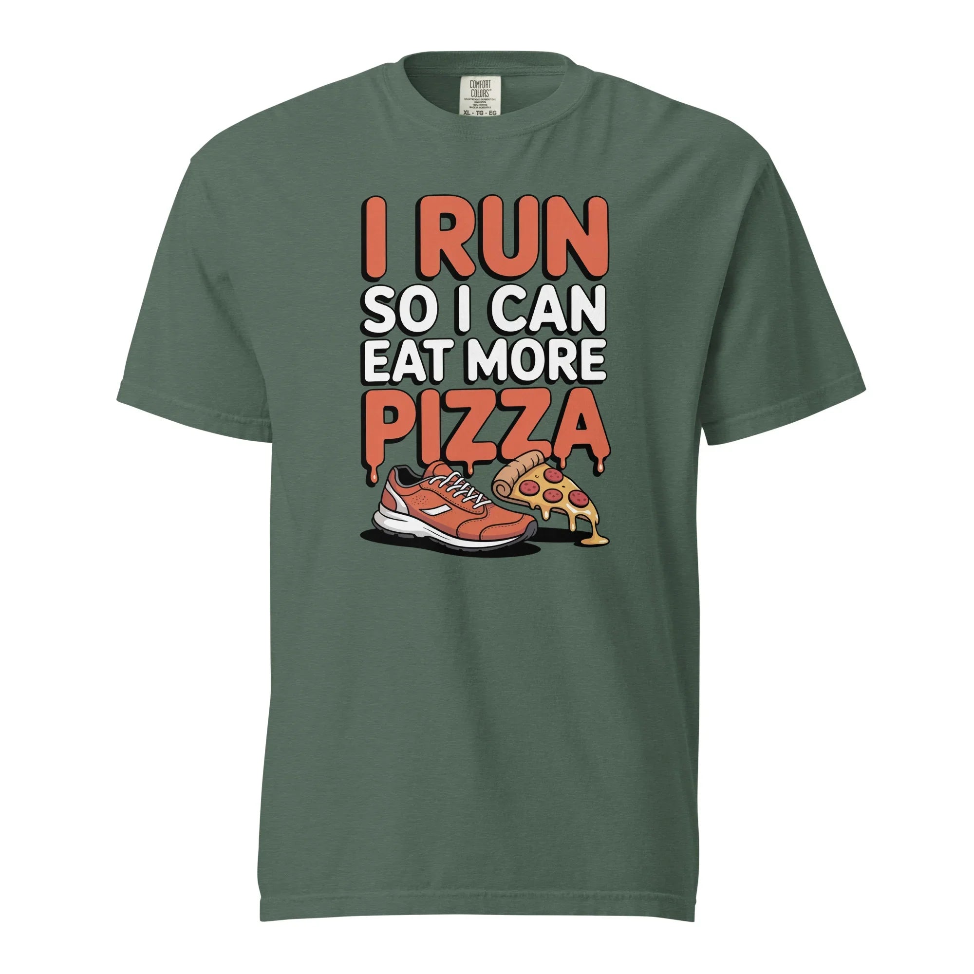 Funny Unisex Pizza Runner T-Shirt - Briadanna