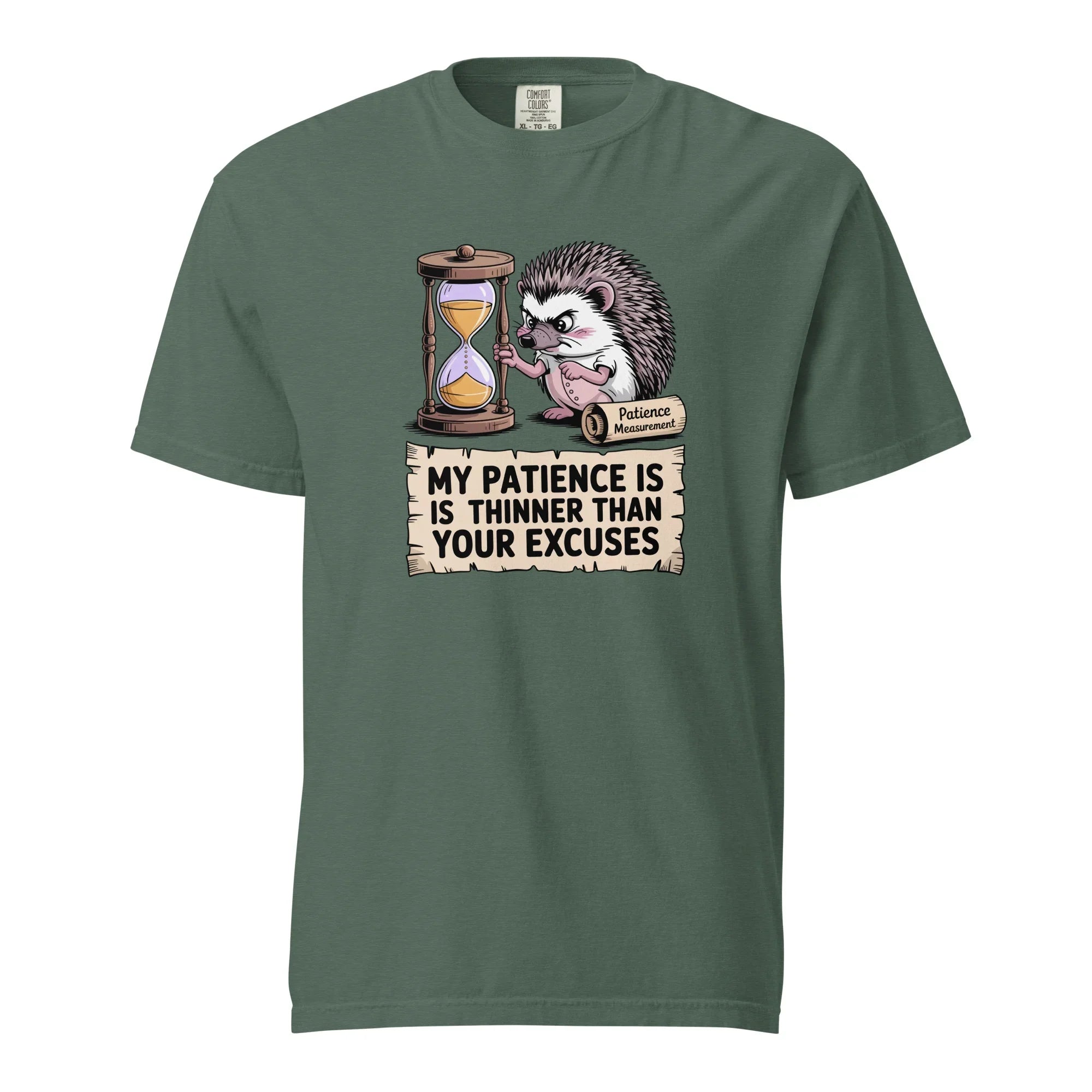 Cute Hedgehog Patience Tee - Briadanna
