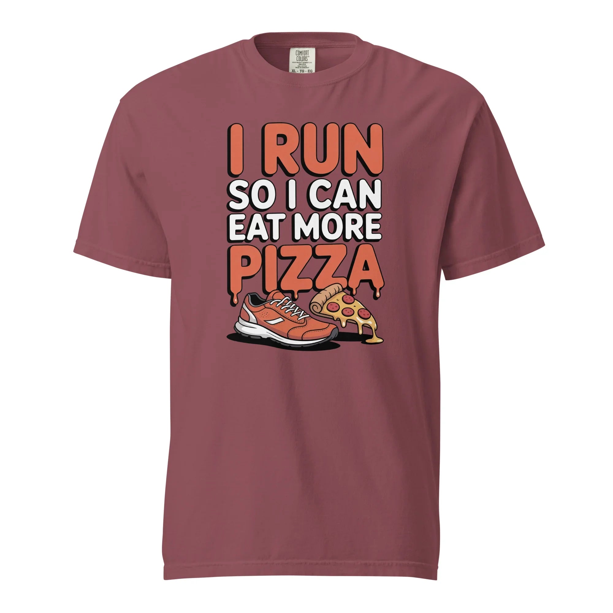 Funny Unisex Pizza Runner T-Shirt - Briadanna