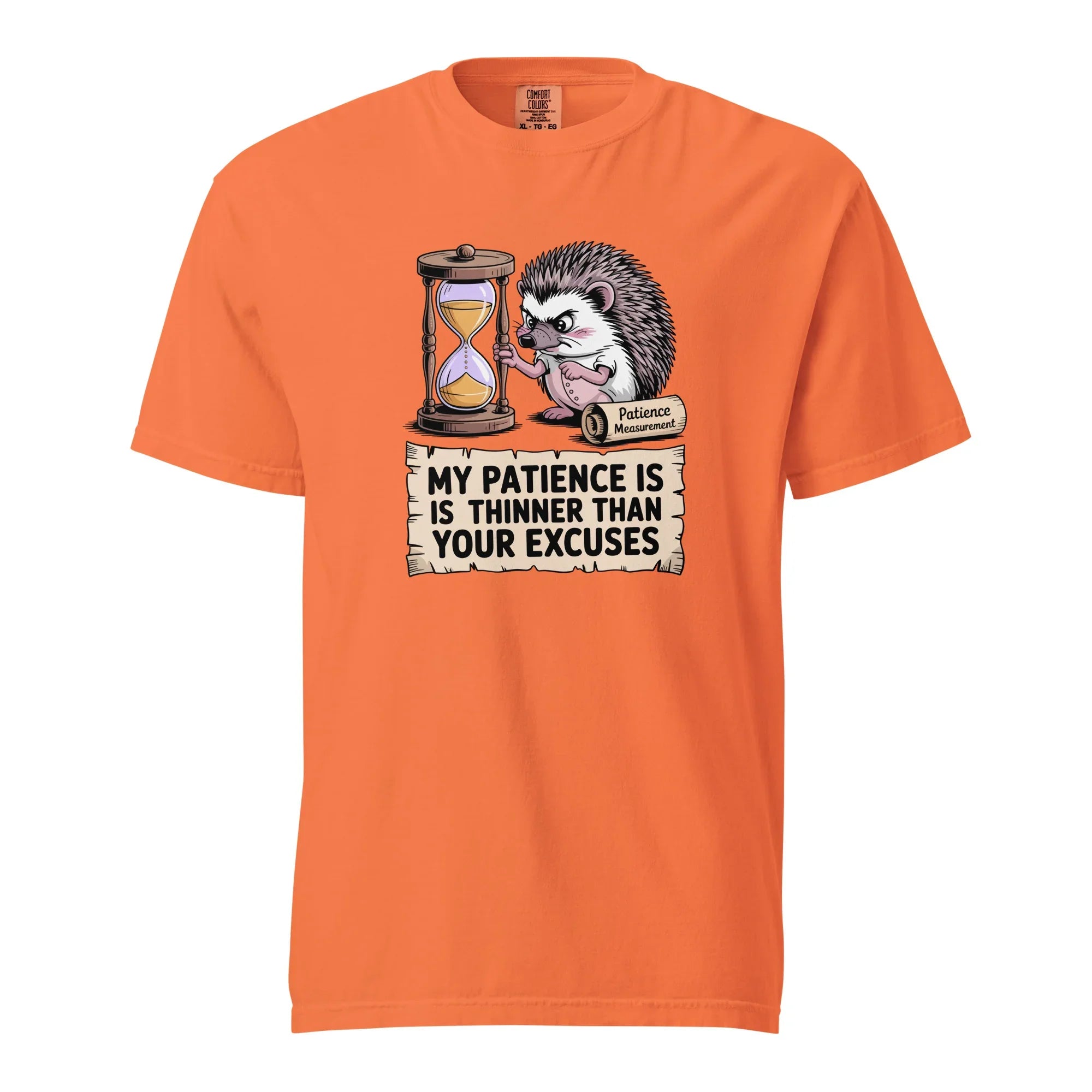 Cute Hedgehog Patience Tee - Briadanna