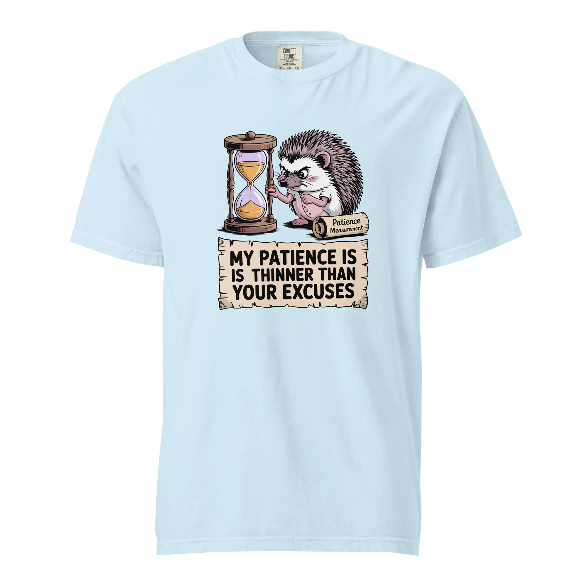 Cute Hedgehog Patience Tee - Briadanna