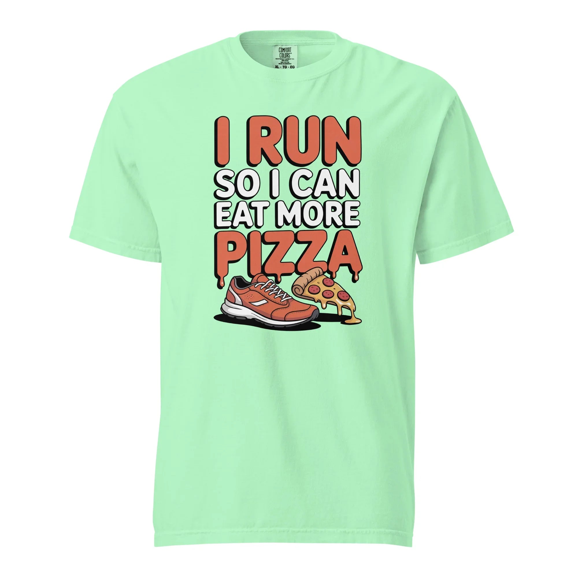 Funny Unisex Pizza Runner T-Shirt - Briadanna