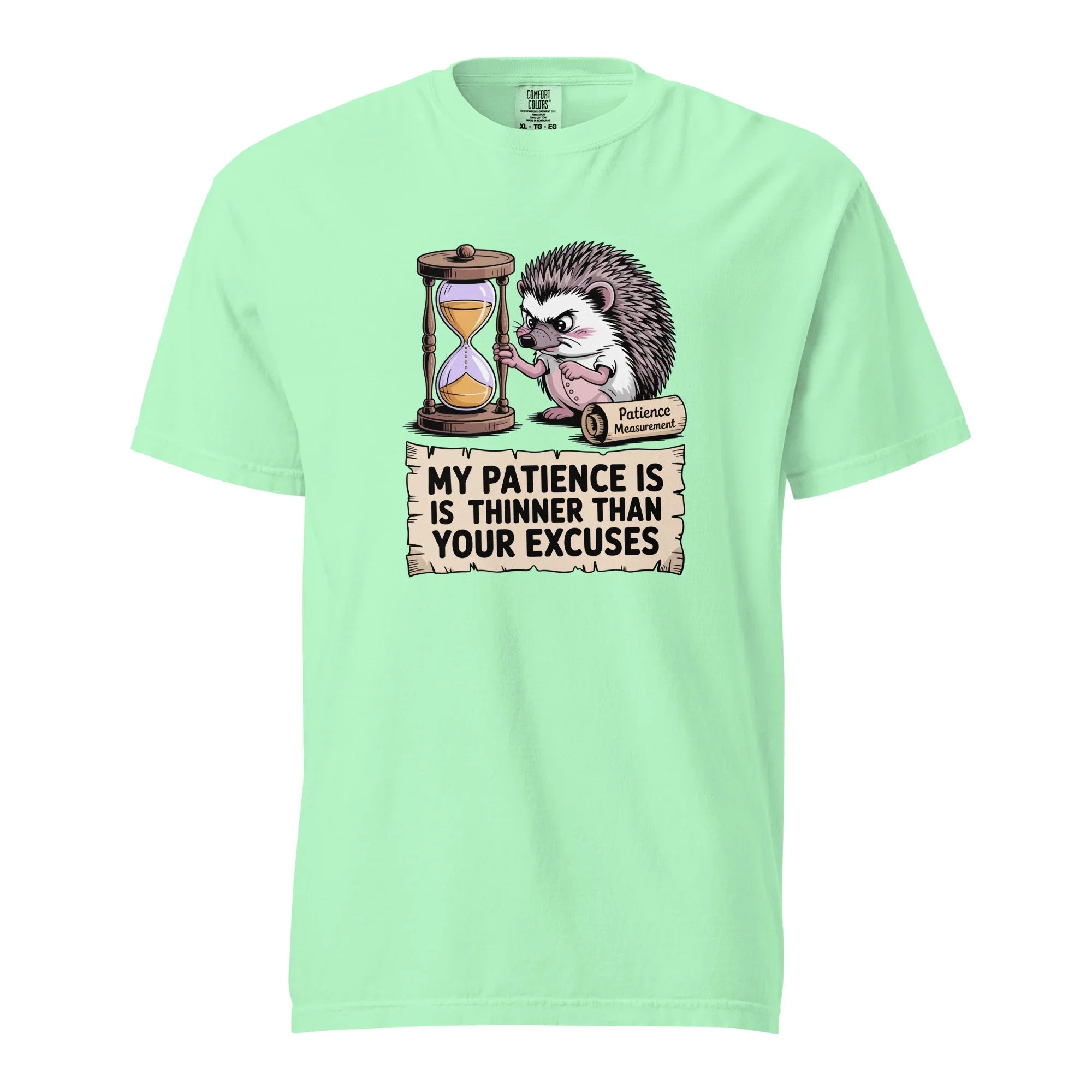 Cute Hedgehog Patience Tee - Briadanna