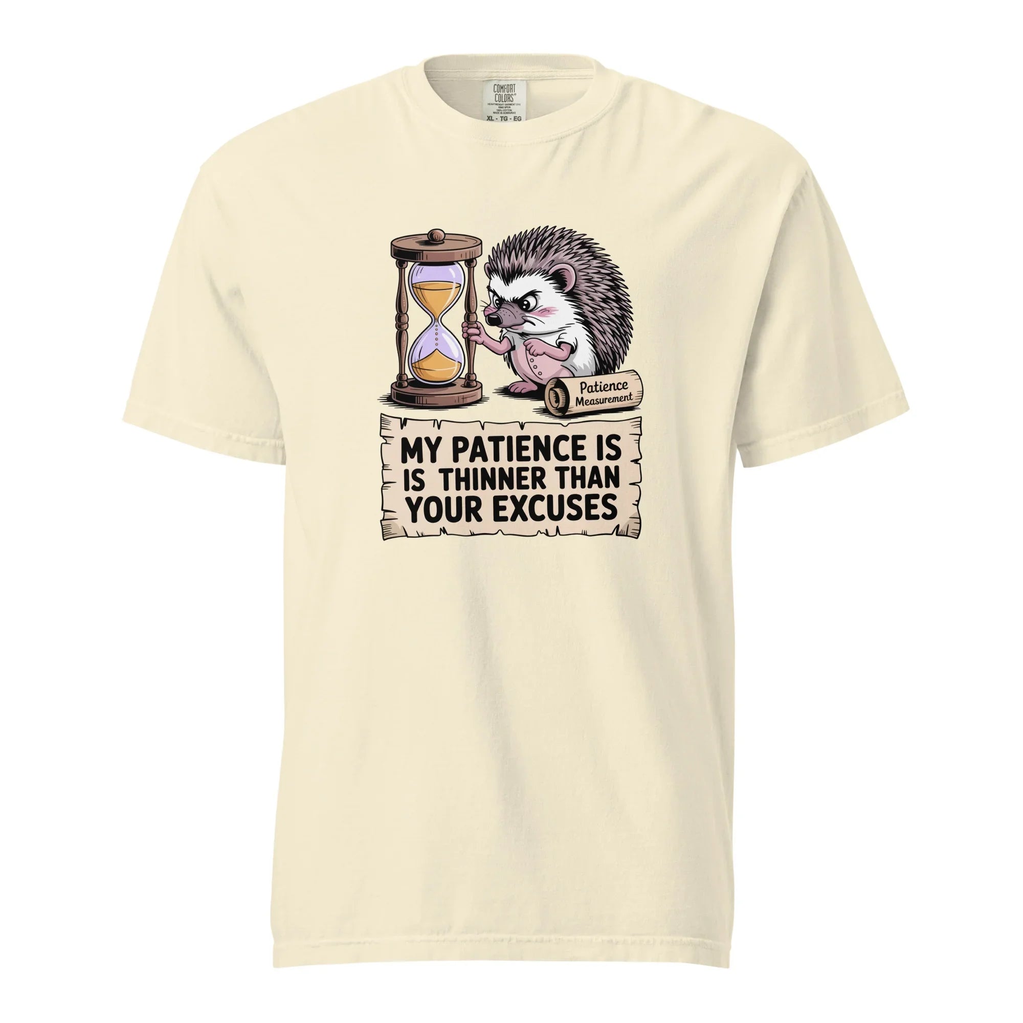 Cute Hedgehog Patience Tee - Briadanna