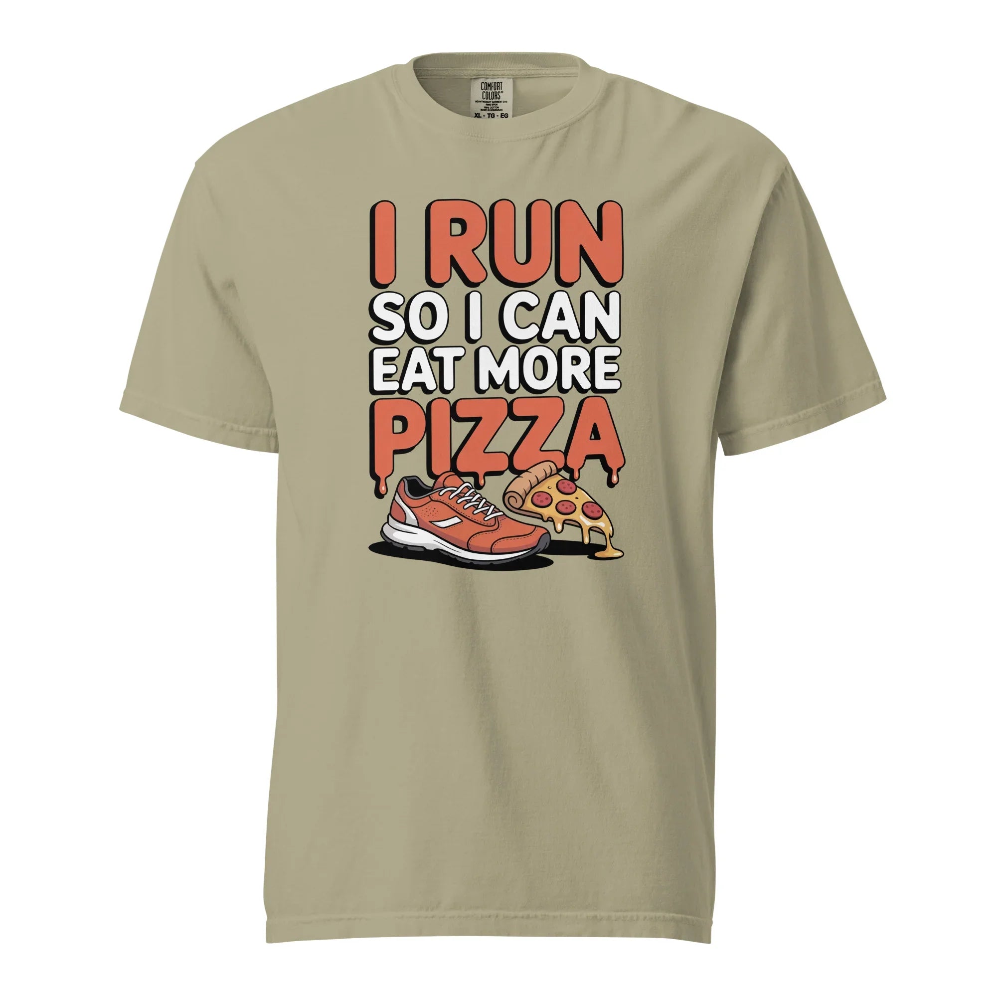Funny Unisex Pizza Runner T-Shirt - Briadanna