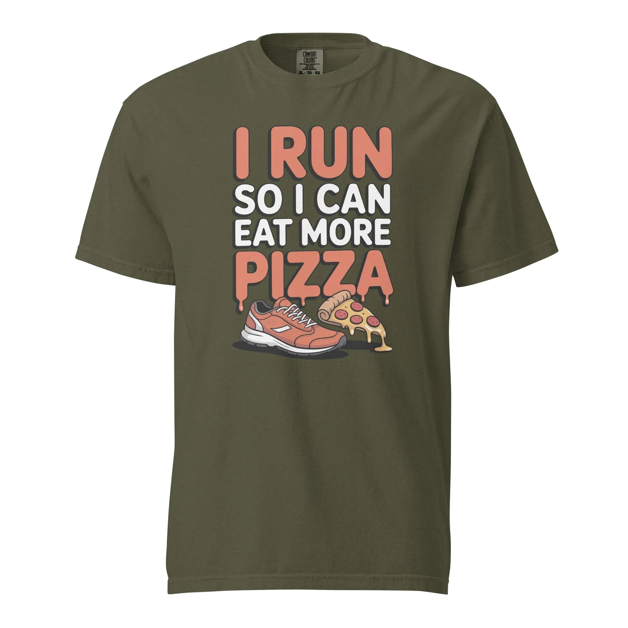 Funny Unisex Pizza Runner T-Shirt - Briadanna