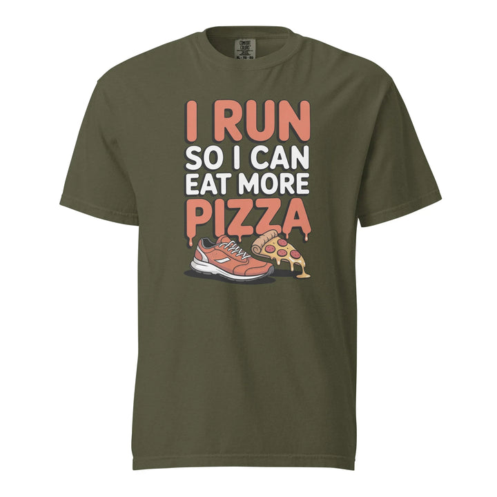 Funny Unisex Pizza Runner T-Shirt - Briadanna