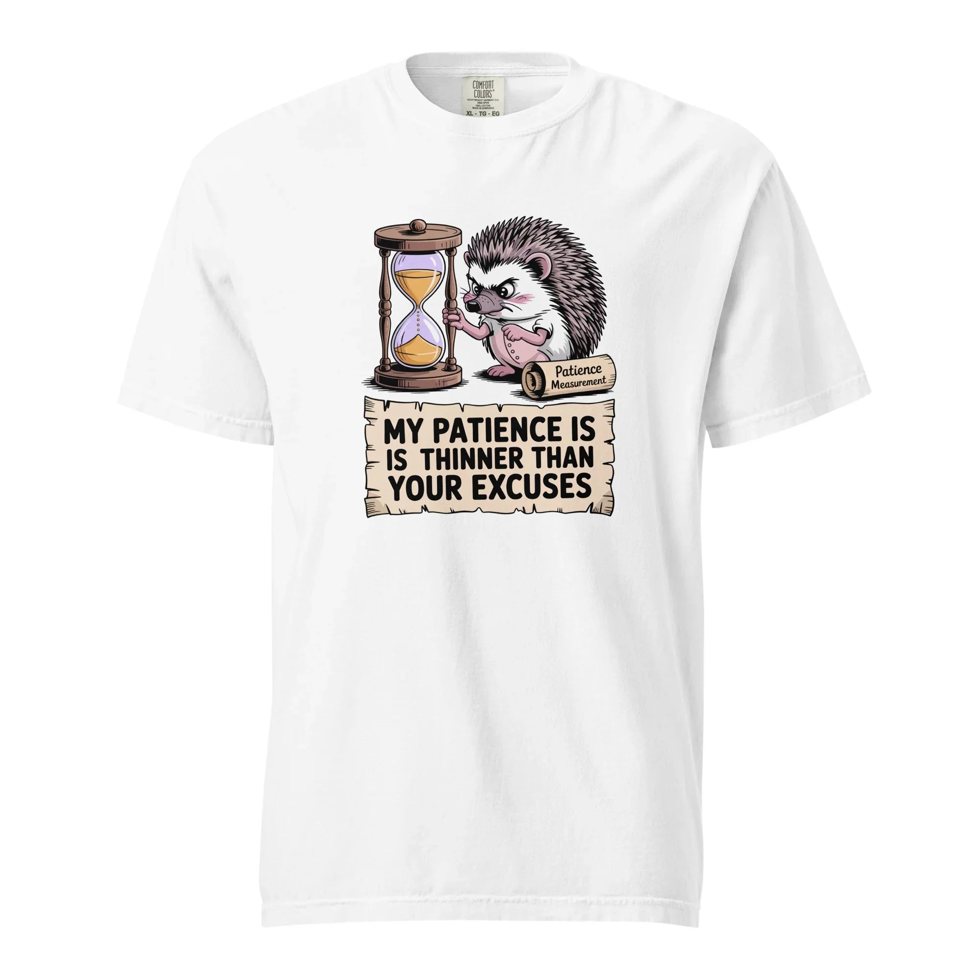 Cute Hedgehog Patience Tee - Briadanna