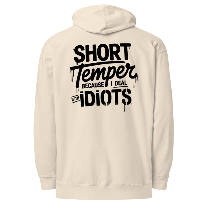 Funny 'Short Temper' Hoodie - Briadanna