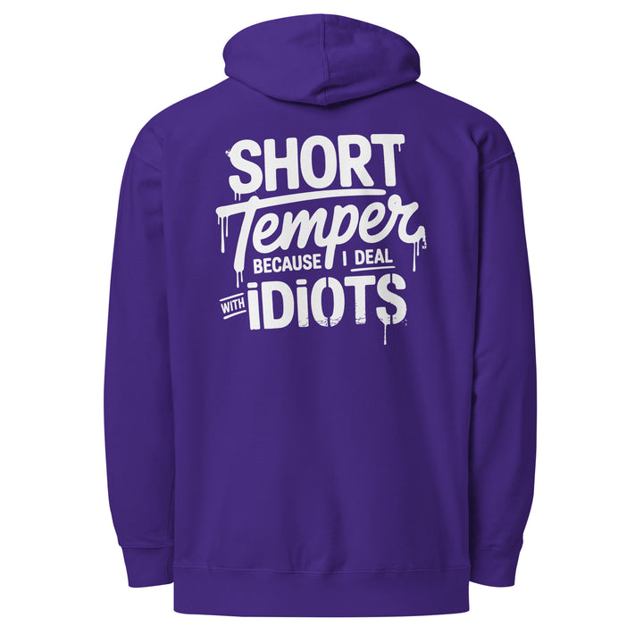 Funny 'Short Temper' Hoodie - Briadanna