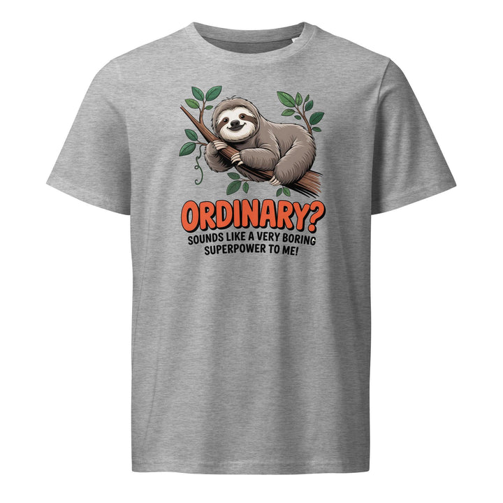 Funny Sloth Unisex Organic Tee - Briadanna